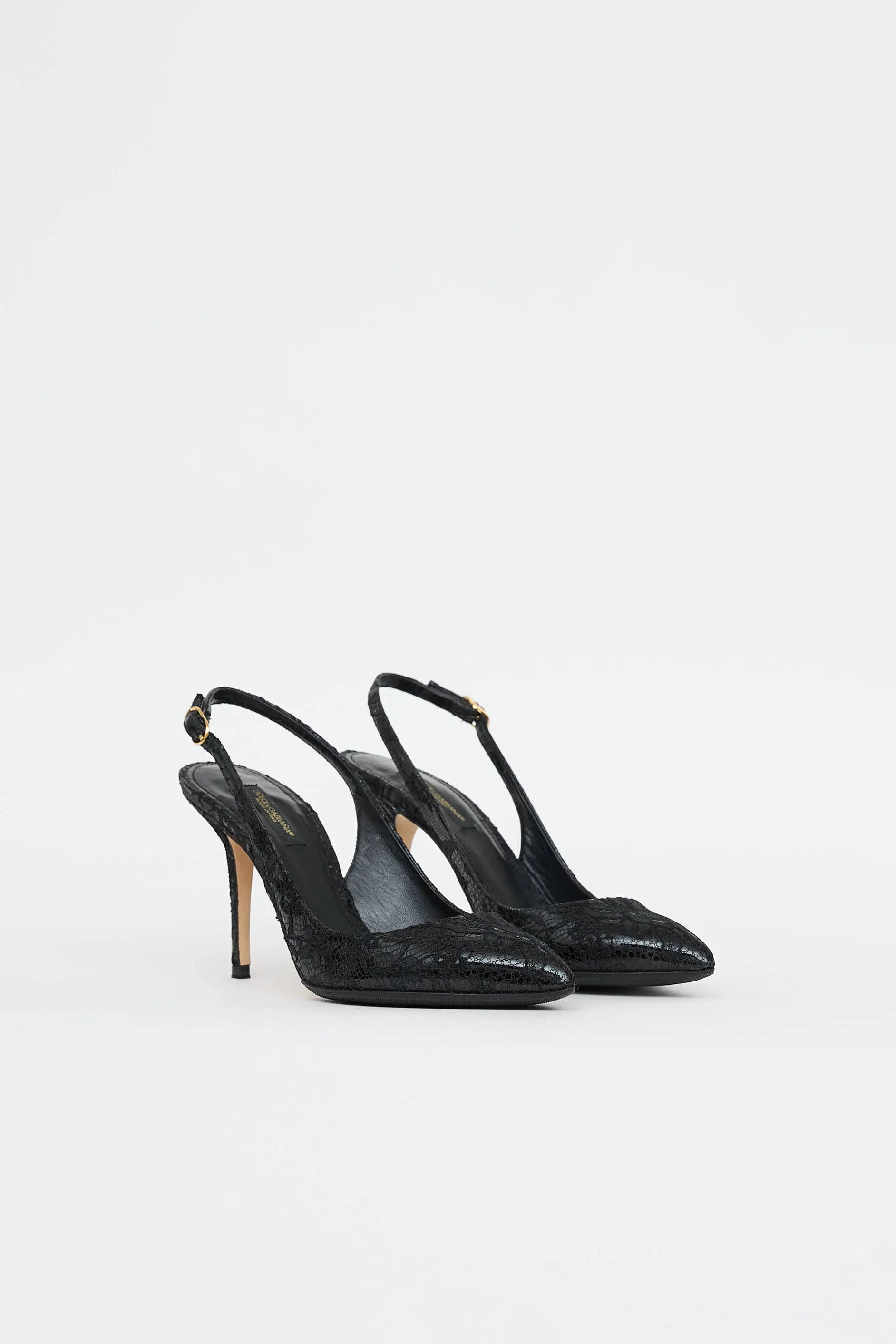Lace Slingback Pump sold by VSP Consignment product image thumbnail 2