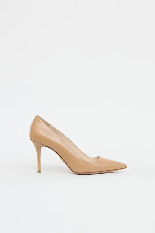Saffiano Leather Pump sold by VSP Consignment