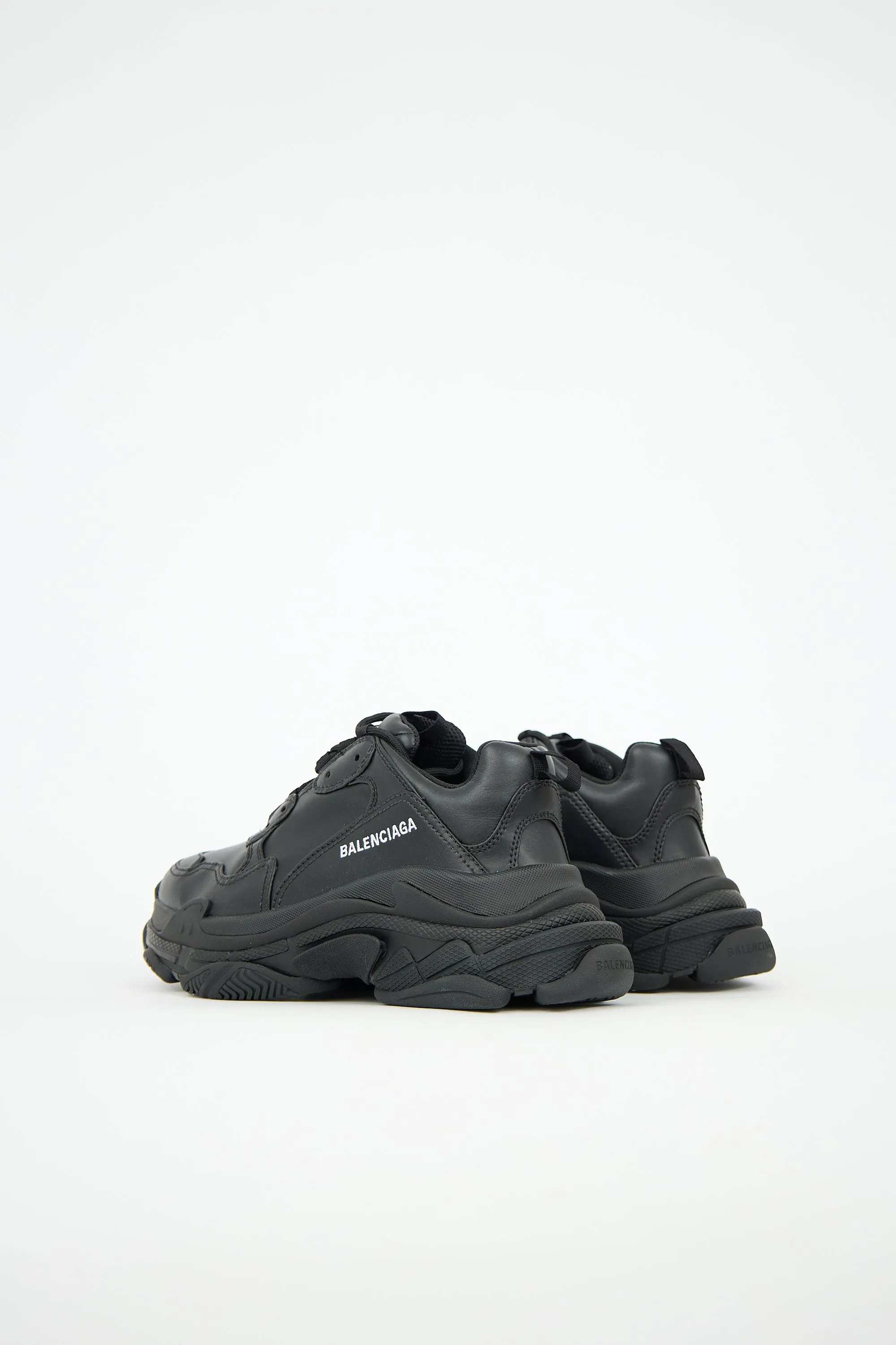 Faux Leather Triple S Sneaker sold by VSP Consignment product image thumbnail 4