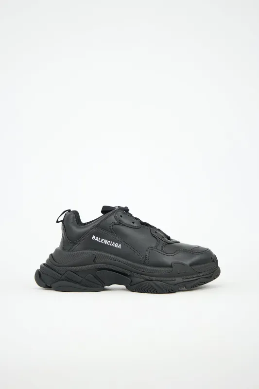 Faux Leather Triple S Sneaker sold by VSP Consignment