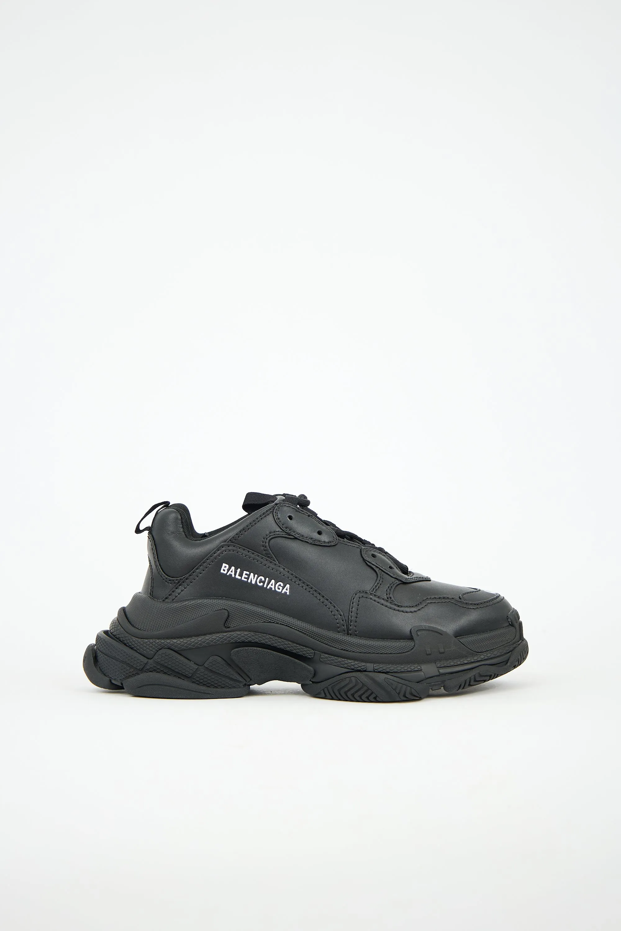 Faux Leather Triple S Sneaker sold by VSP Consignment