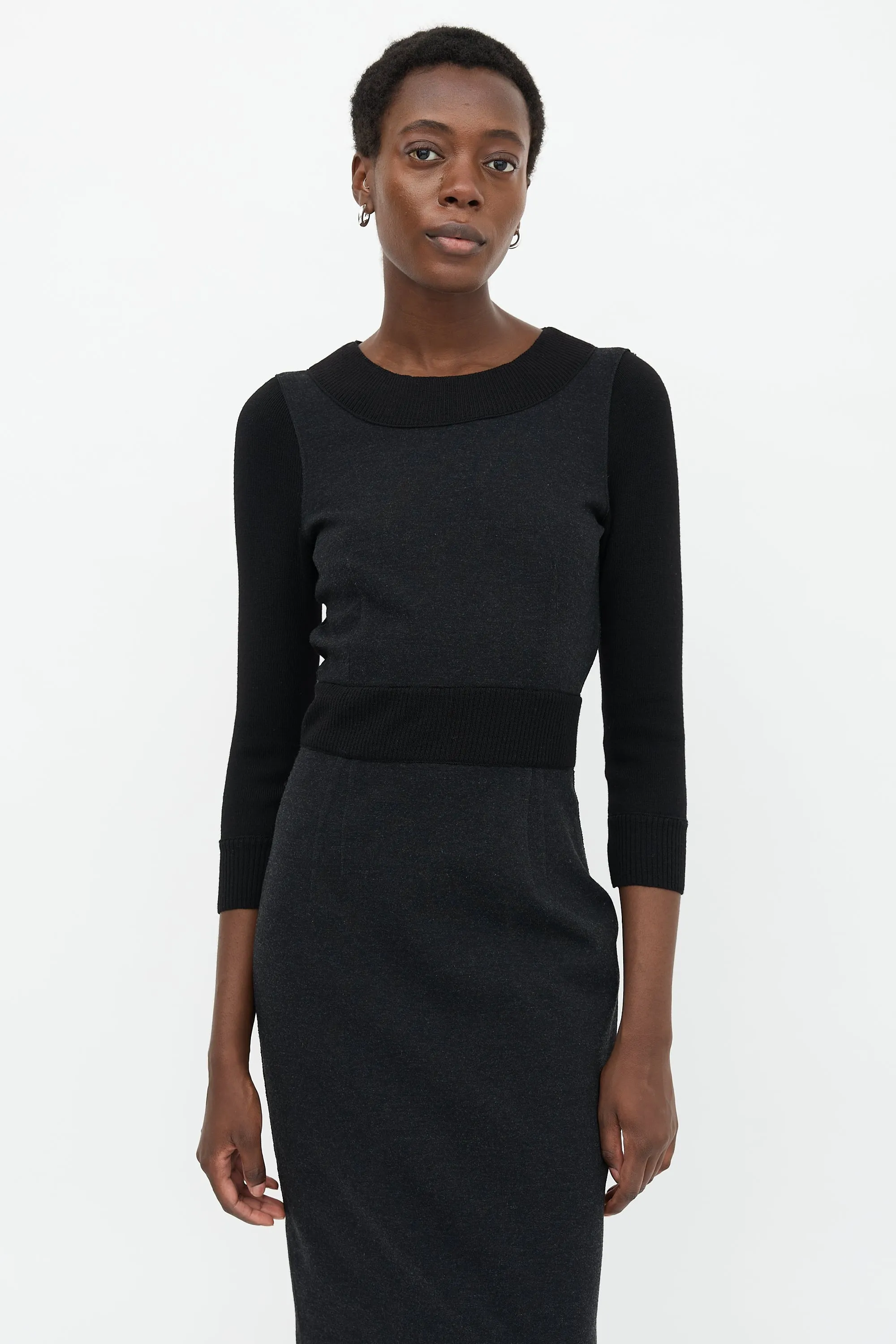Knit Panelled Dress sold by VSP Consignment product image thumbnail 2