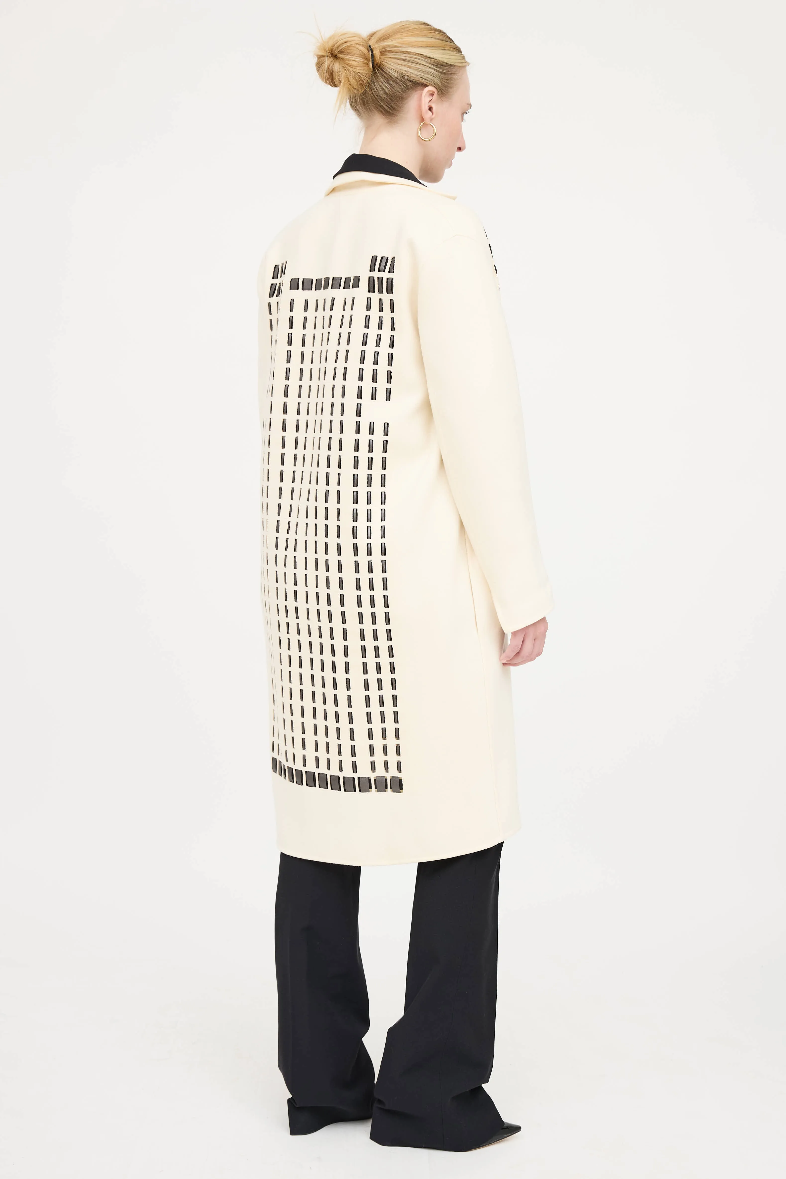 Wool Cutout Coat sold by VSP Consignment product image thumbnail 4