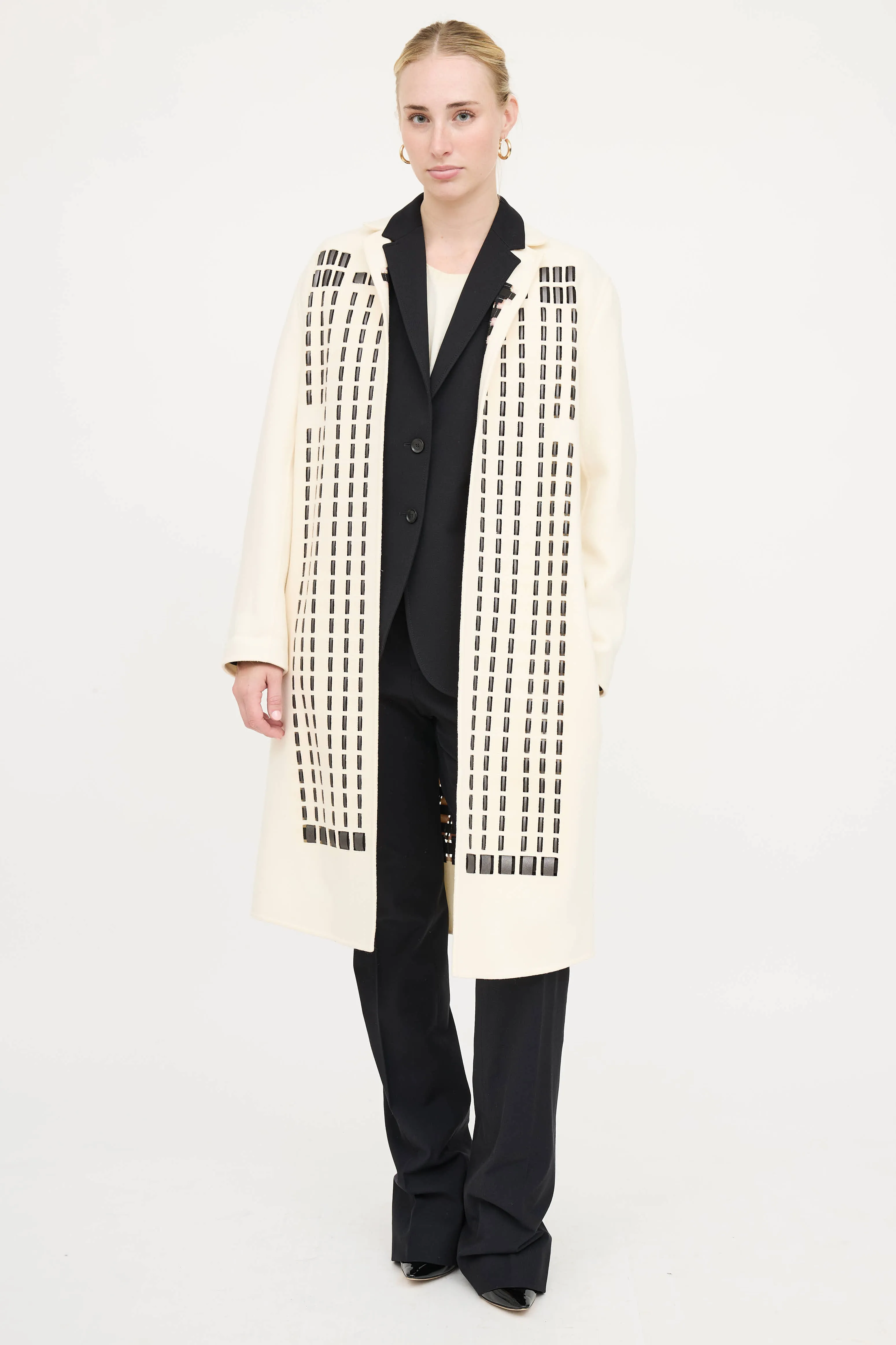 Wool Cutout Coat sold by VSP Consignment product image thumbnail 5