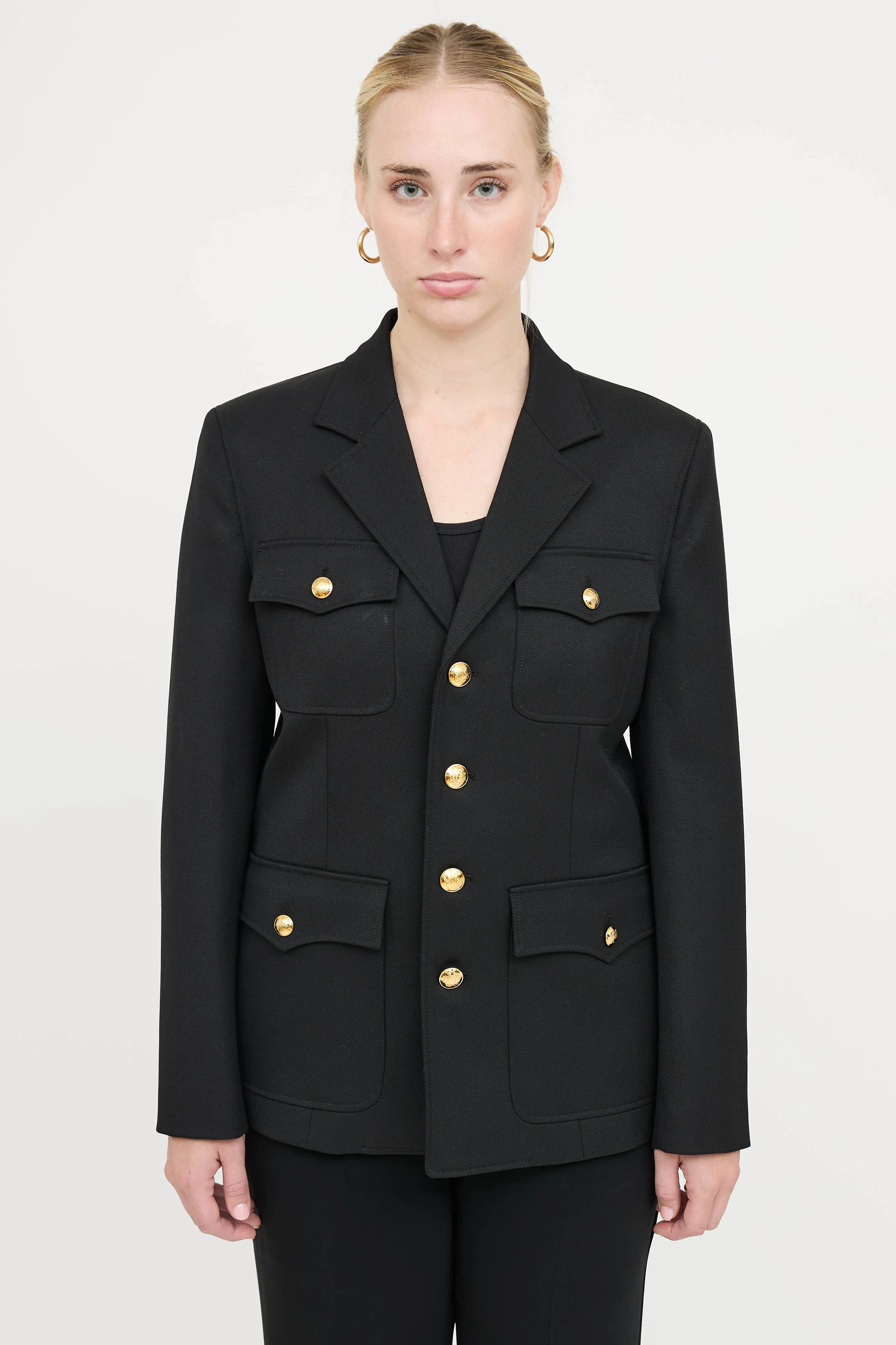 Wool Pocket Jacket sold by VSP Consignment