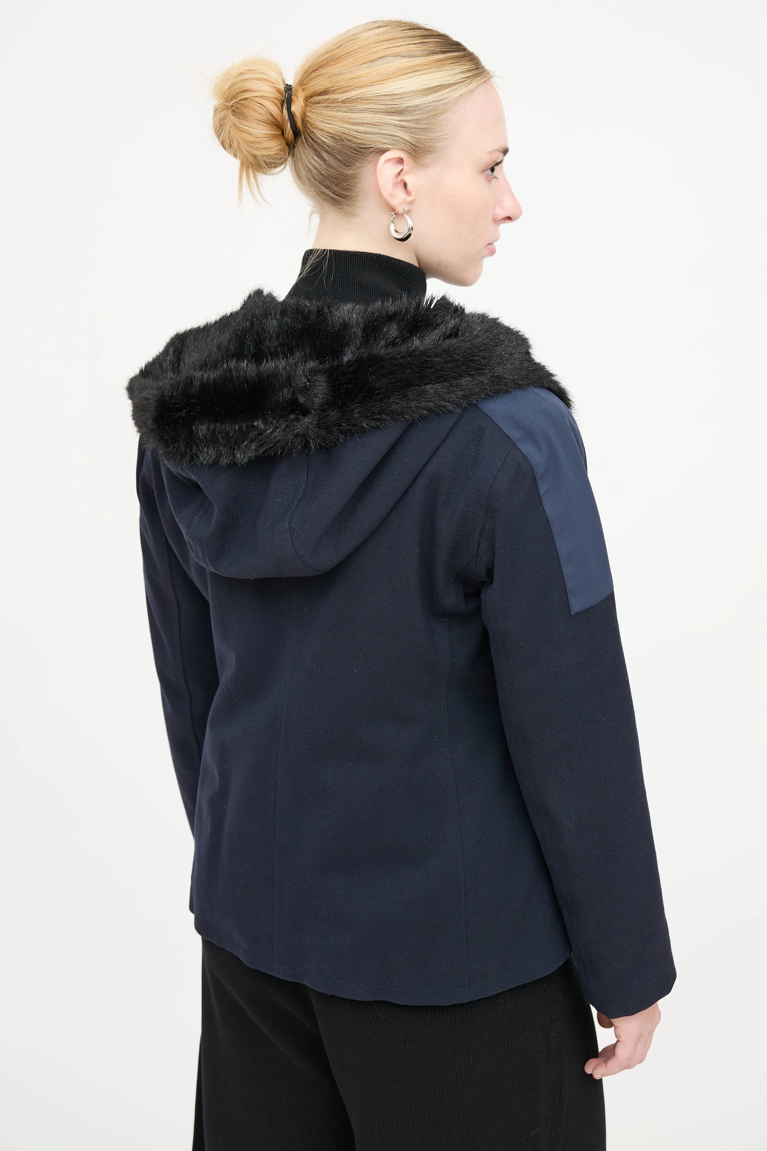 Faux Fur Hood Jacket sold by VSP Consignment product image thumbnail 4