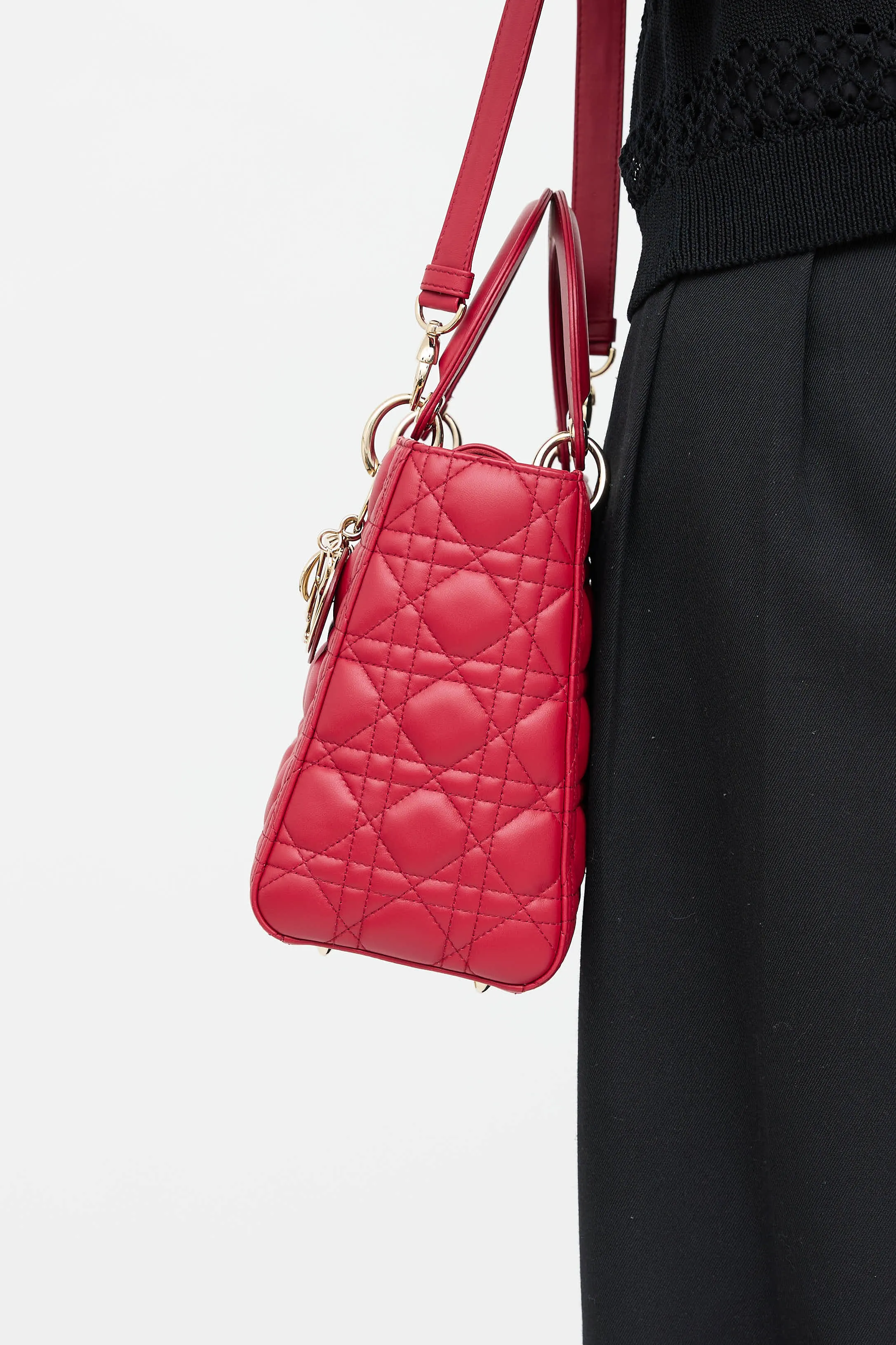 2020 Lady Dior Medium Leather Bag sold by VSP Consignment product image thumbnail 5