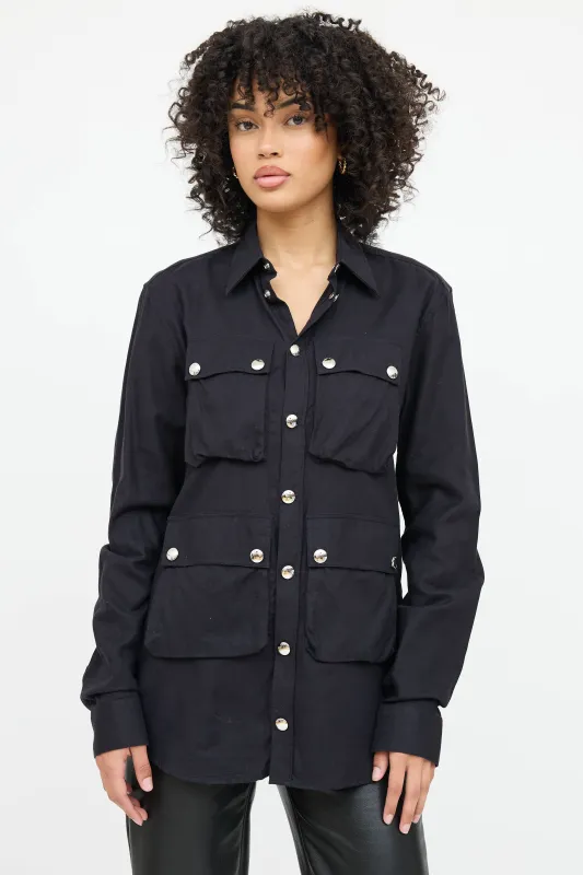 Cargo Pocket Shirt Jacket sold by VSP Consignment