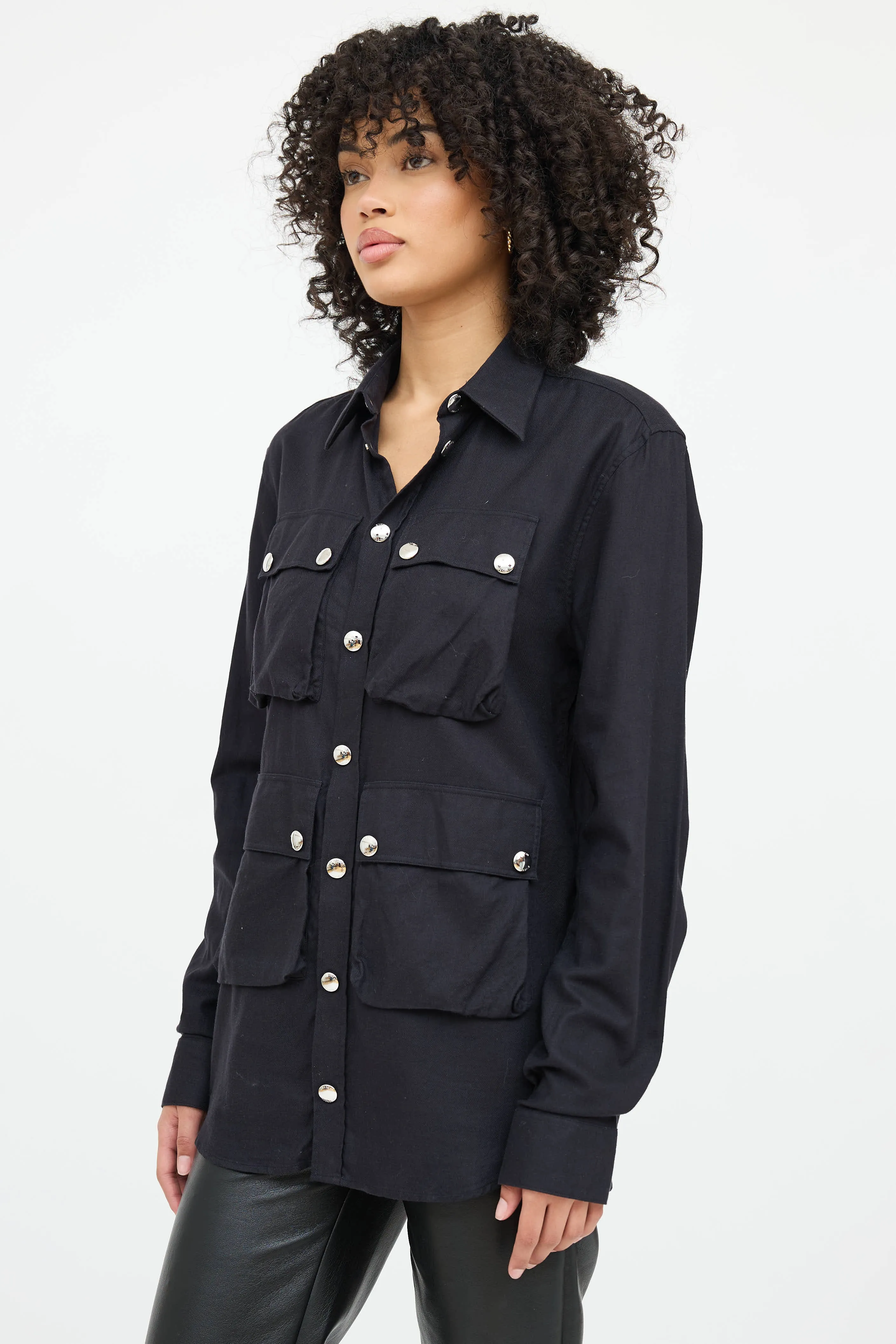 Cargo Pocket Shirt Jacket sold by VSP Consignment product image thumbnail 3