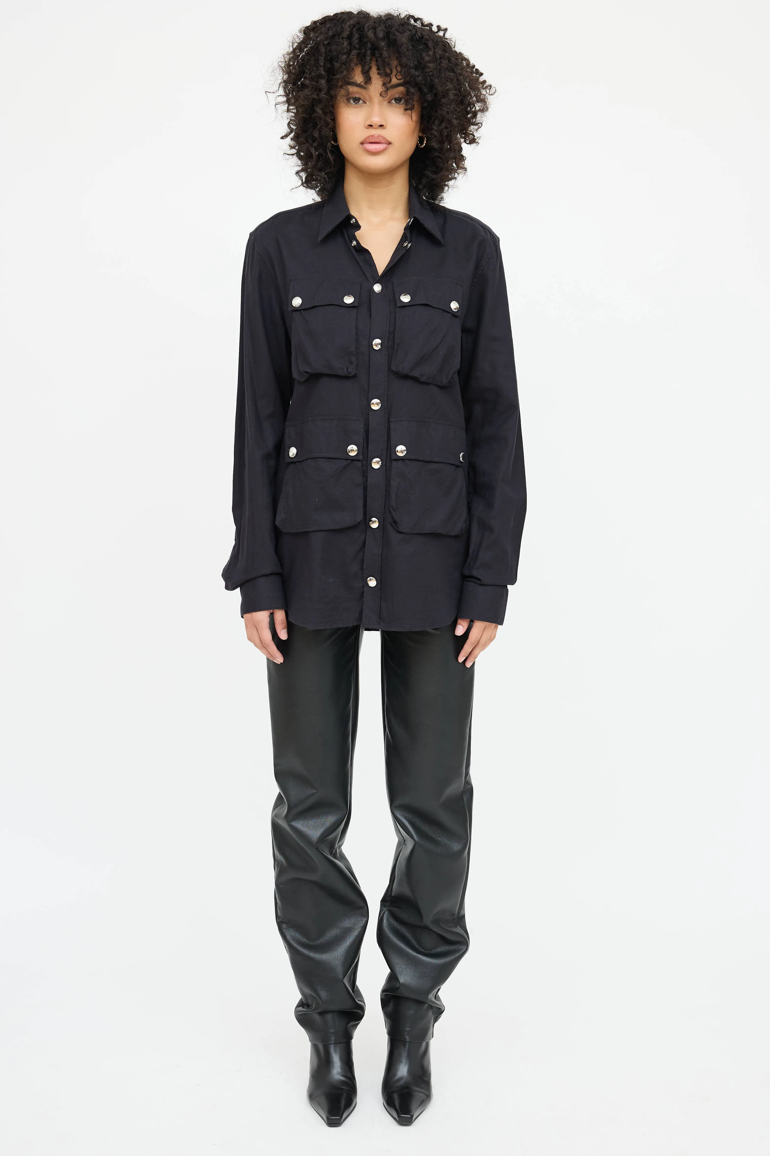 Cargo Pocket Shirt Jacket sold by VSP Consignment product image thumbnail 2