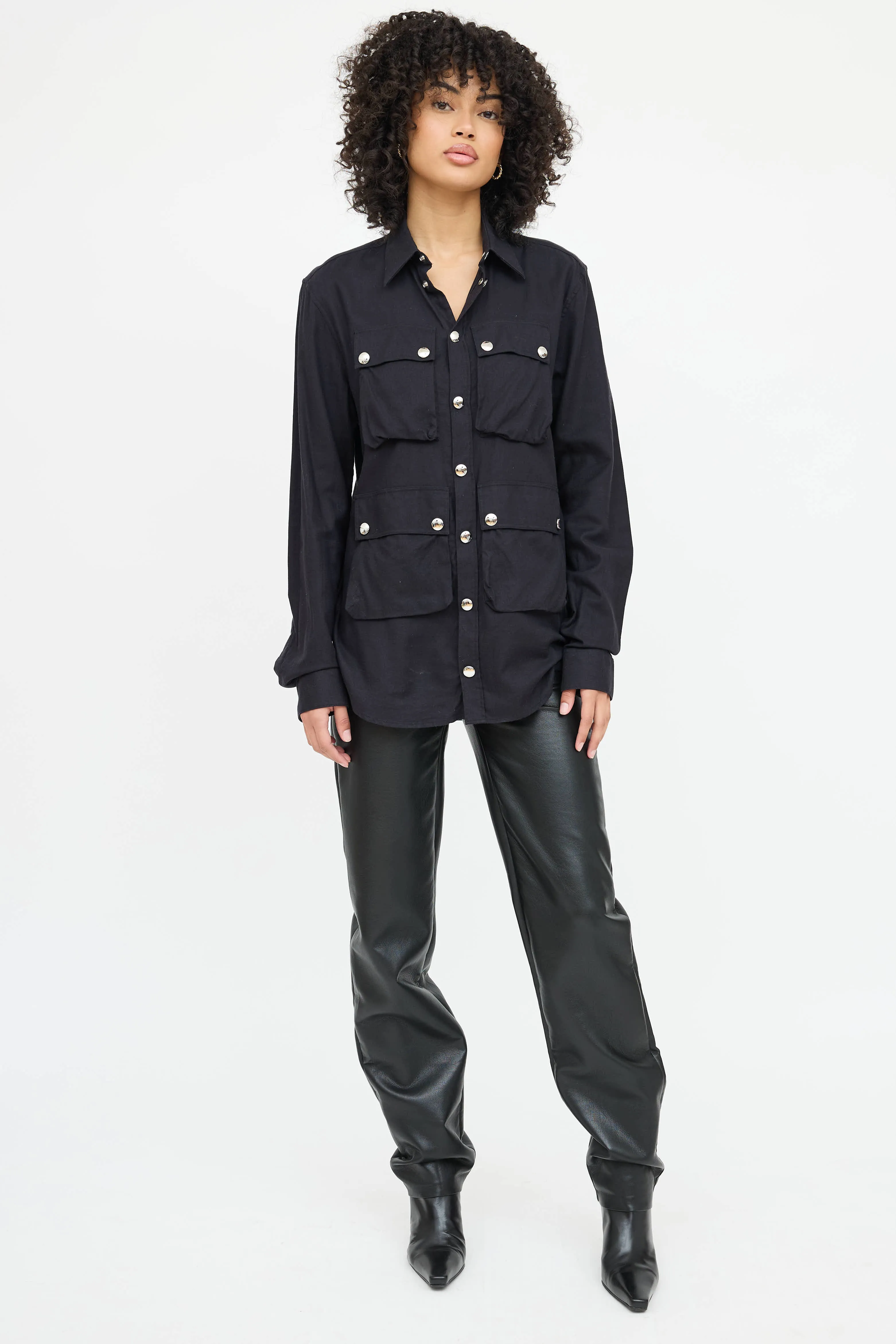 Cargo Pocket Shirt Jacket sold by VSP Consignment product image thumbnail 5