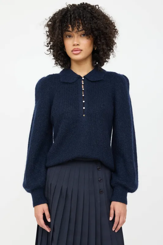 Knit Polo Top sold by VSP Consignment