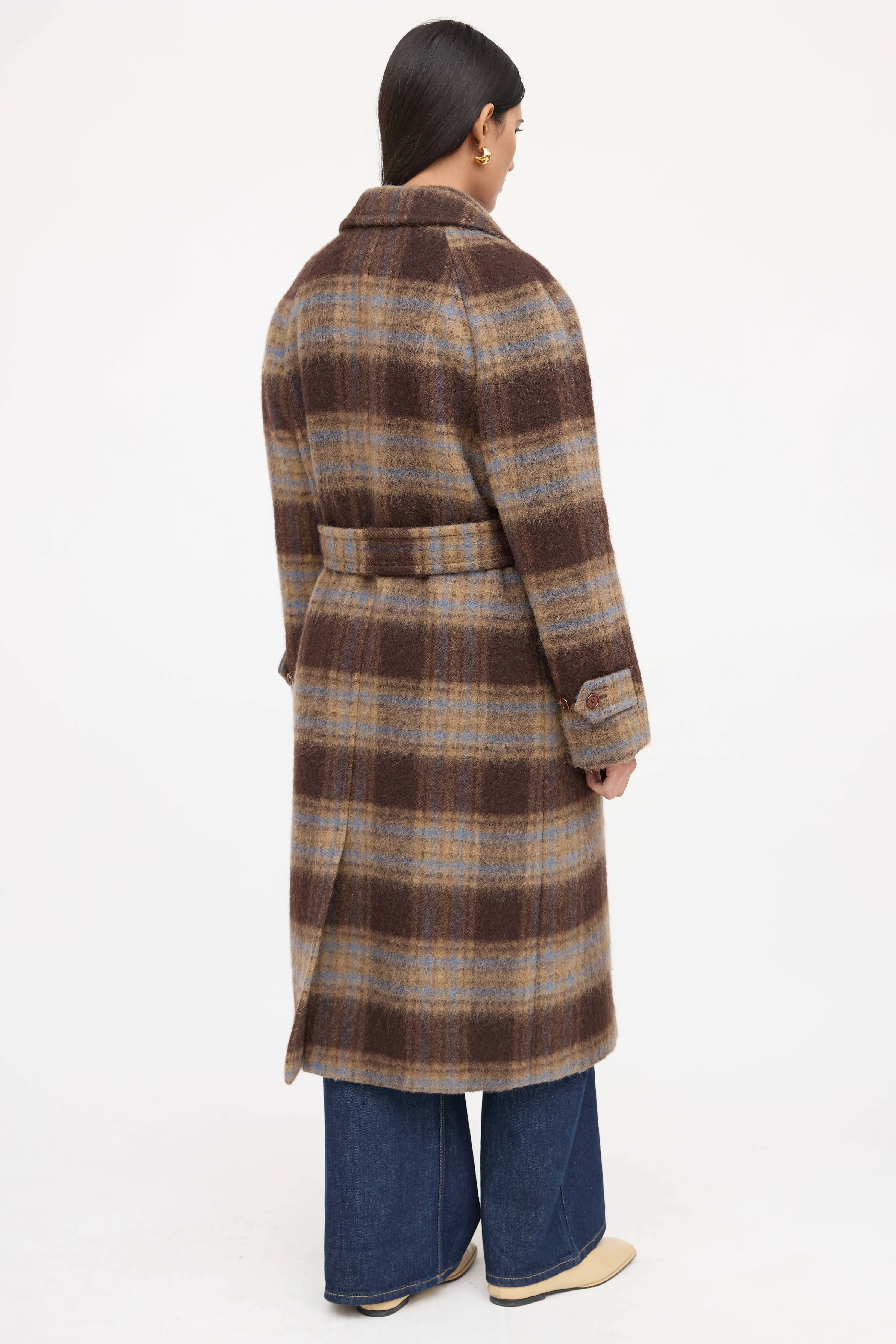 Wool Plaid Coat sold by VSP Consignment product image thumbnail 4