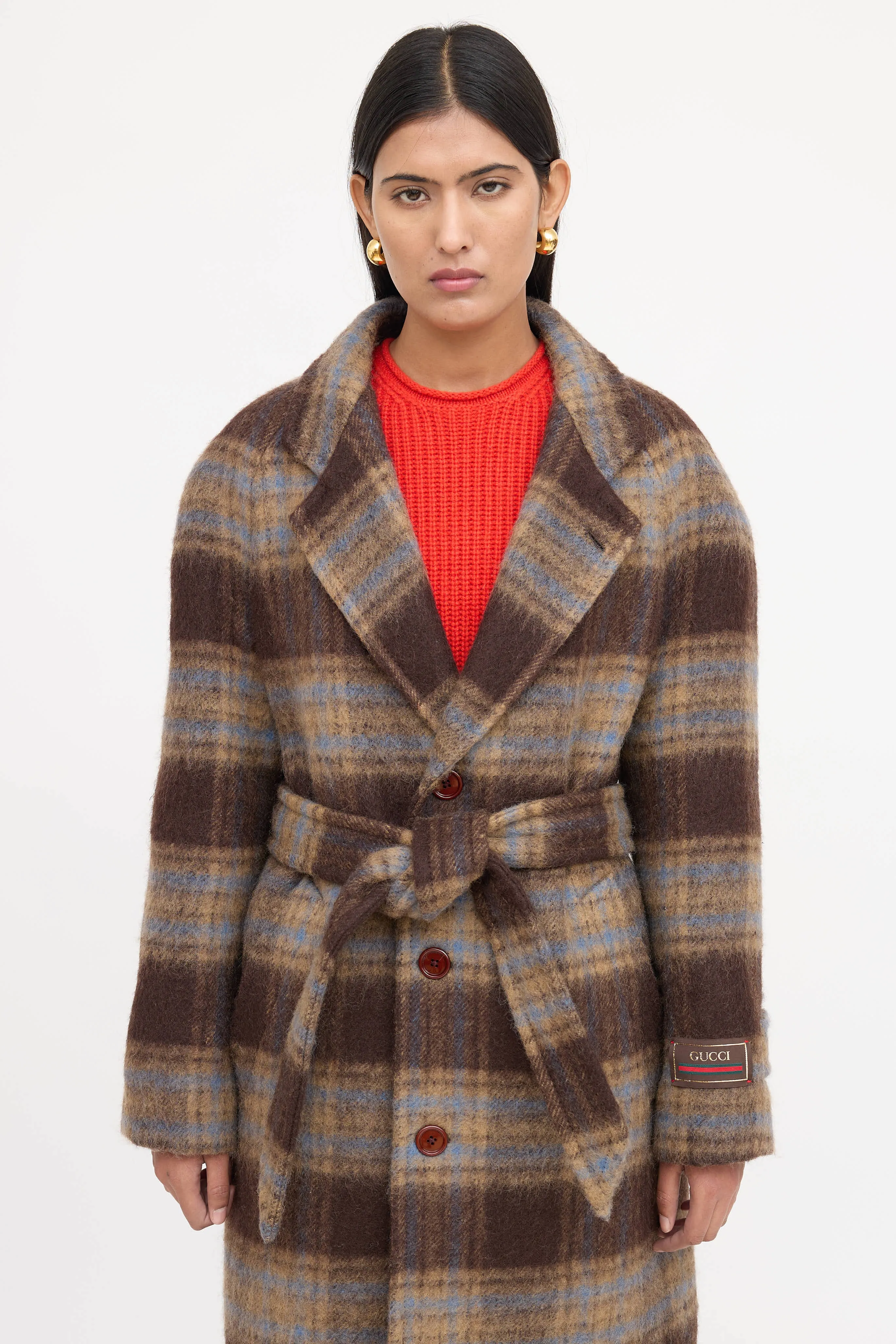 Wool Plaid Coat sold by VSP Consignment product image thumbnail 2