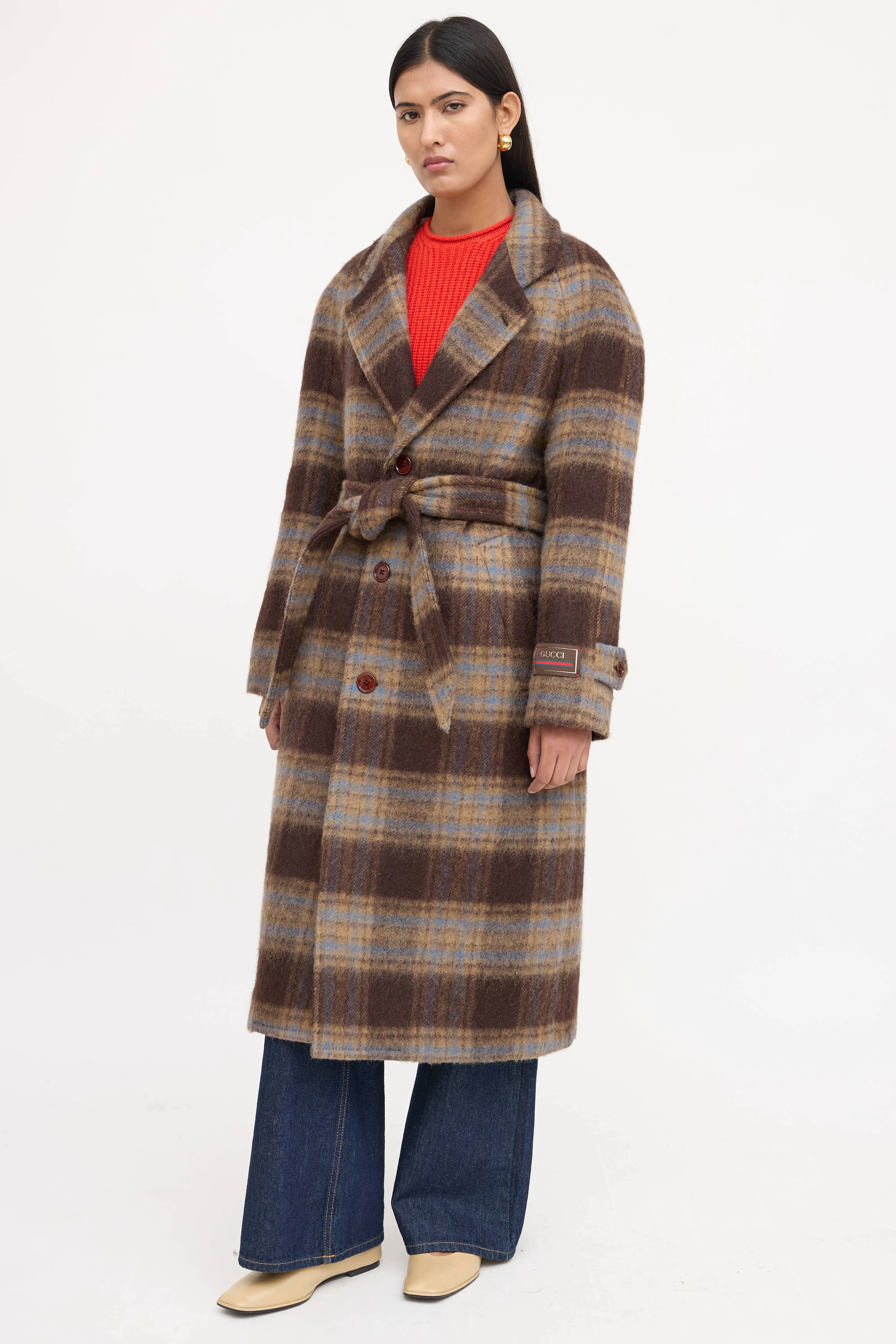Wool Plaid Coat sold by VSP Consignment product image thumbnail 3