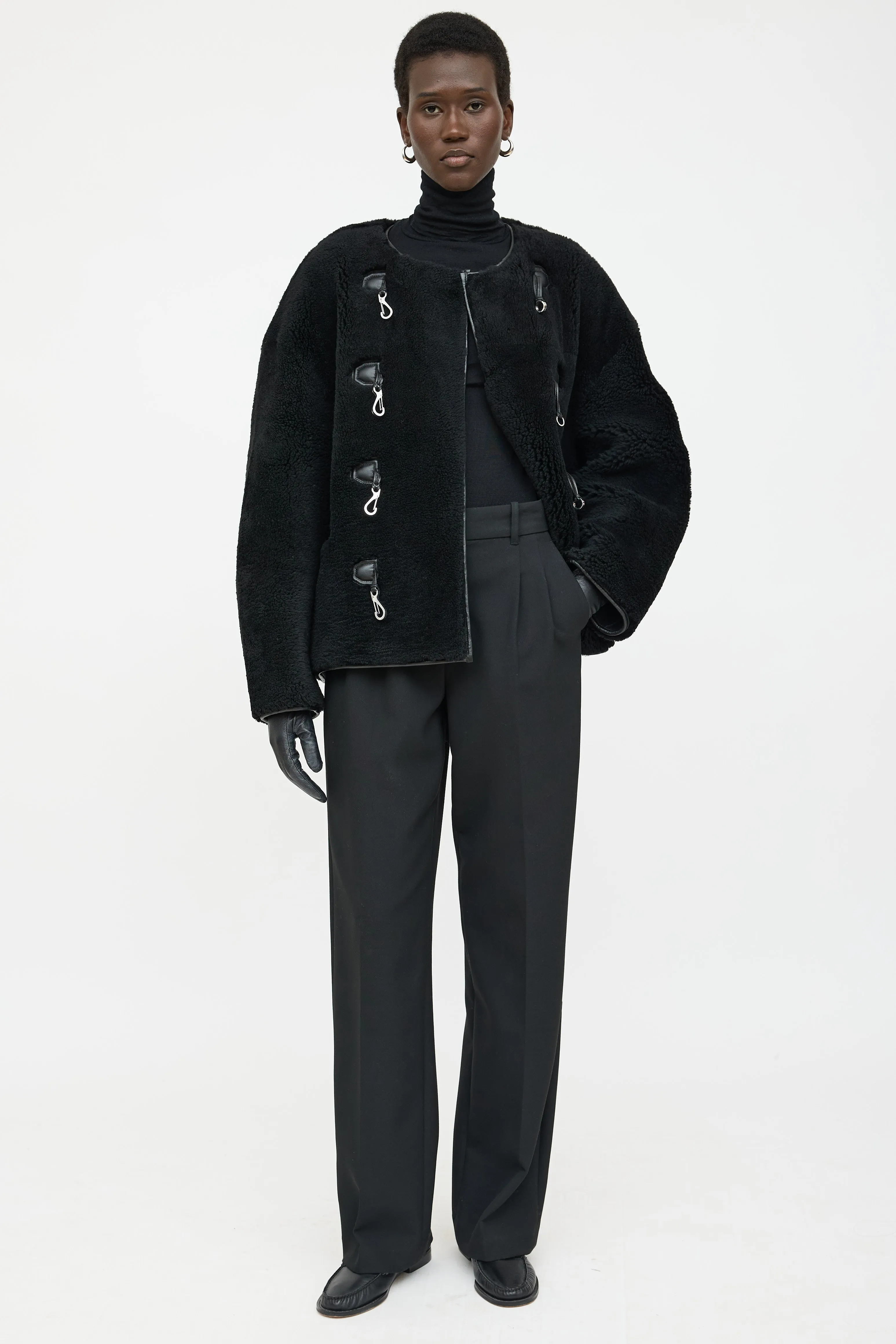 Teddy Shearling Clasp Jacket sold by VSP Consignment product image thumbnail 5