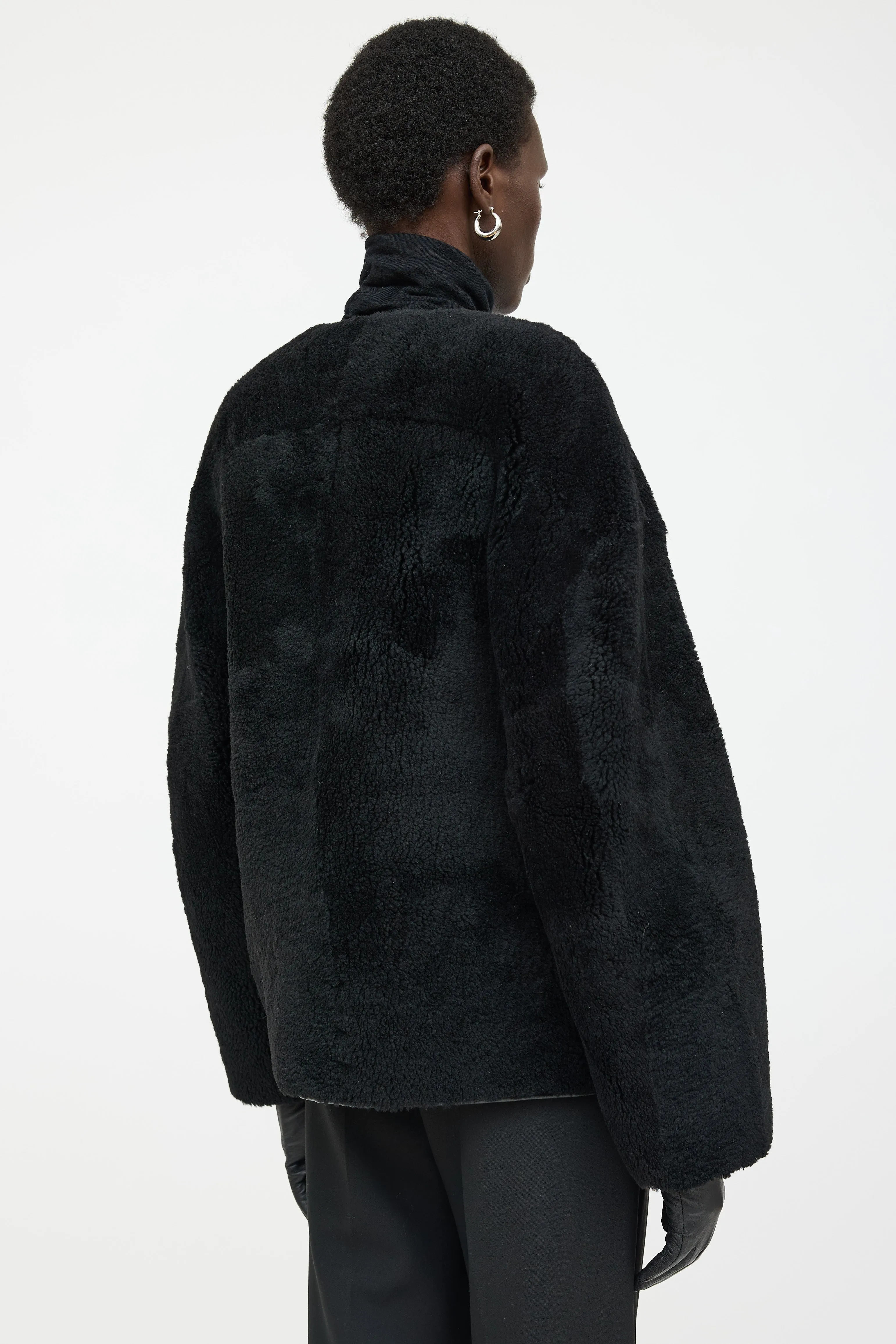 Teddy Shearling Clasp Jacket sold by VSP Consignment product image thumbnail 4