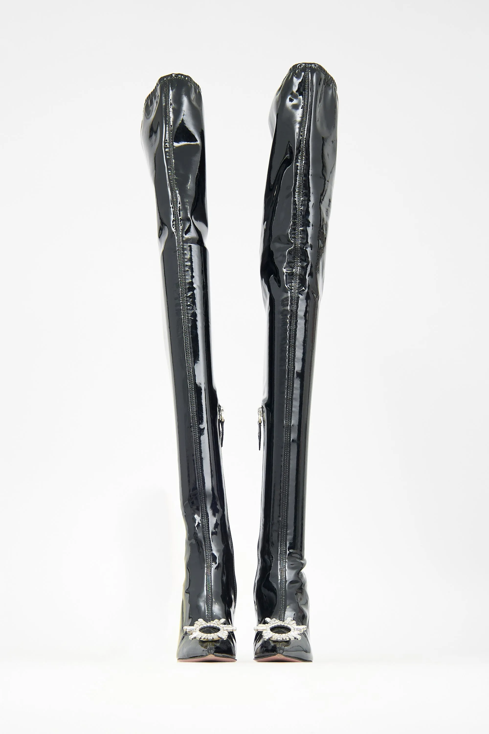 Latex Begum Embellished Thigh Boot sold by VSP Consignment product image thumbnail 3