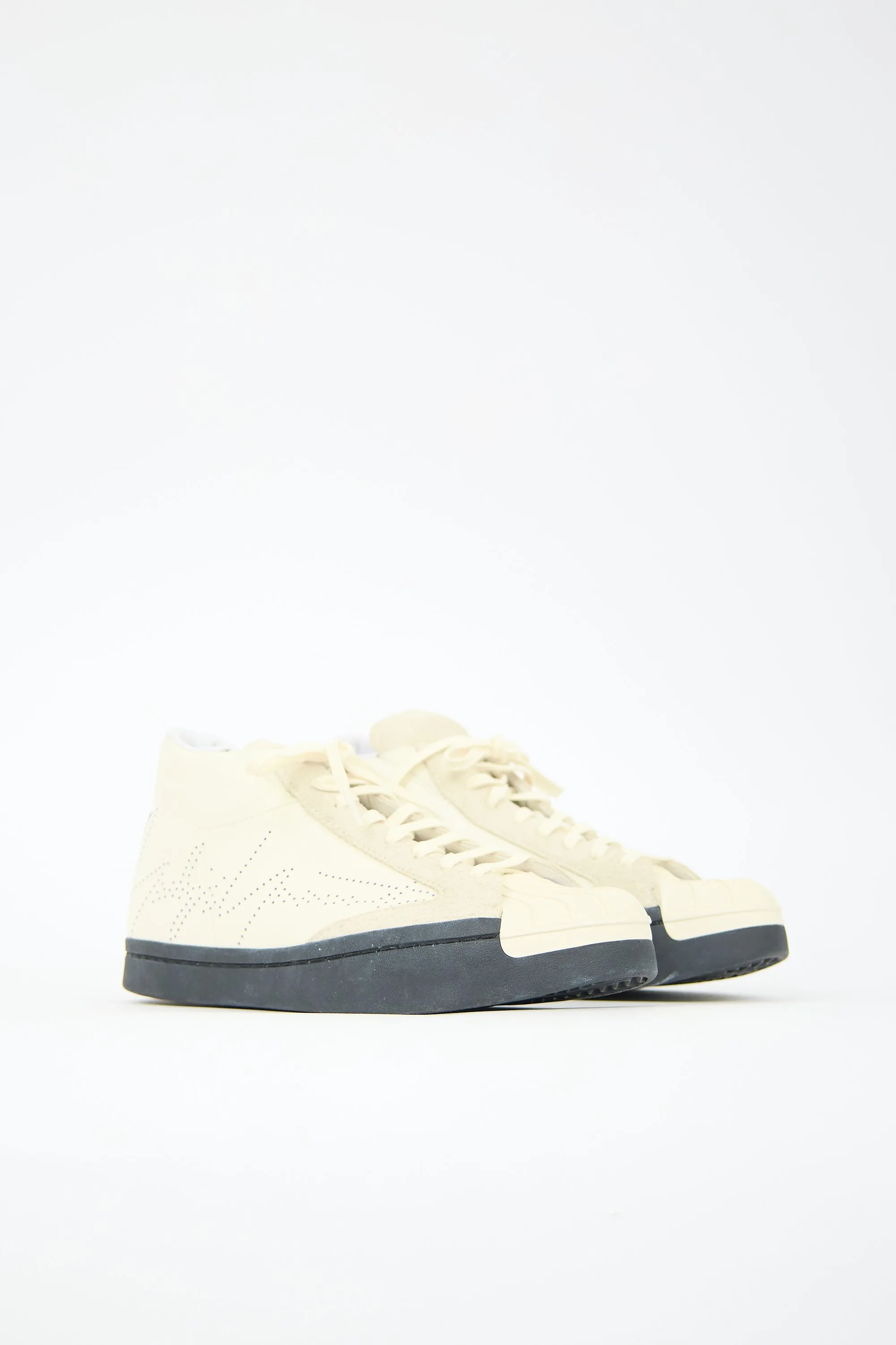 X Adidas Perforated Leather SK8 Mid Sneaker sold by VSP Consignment product image thumbnail 2