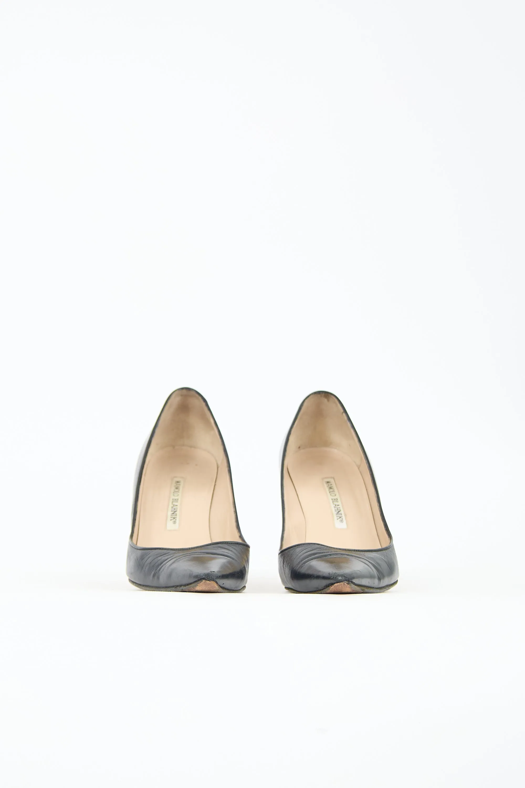 Leather BB Pump sold by VSP Consignment product image thumbnail 3