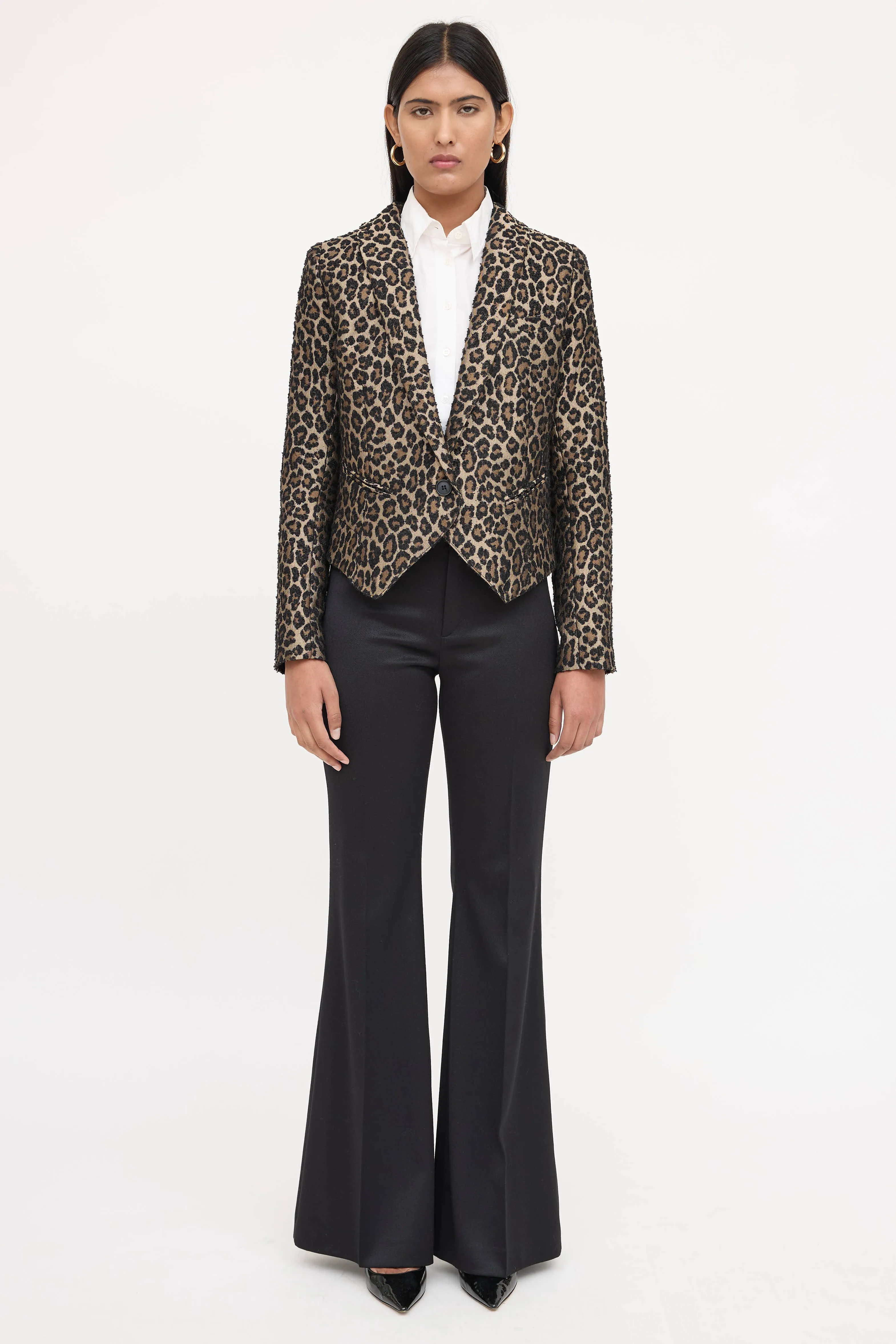 Single Button Patterned Blazer sold by VSP Consignment product image thumbnail 2