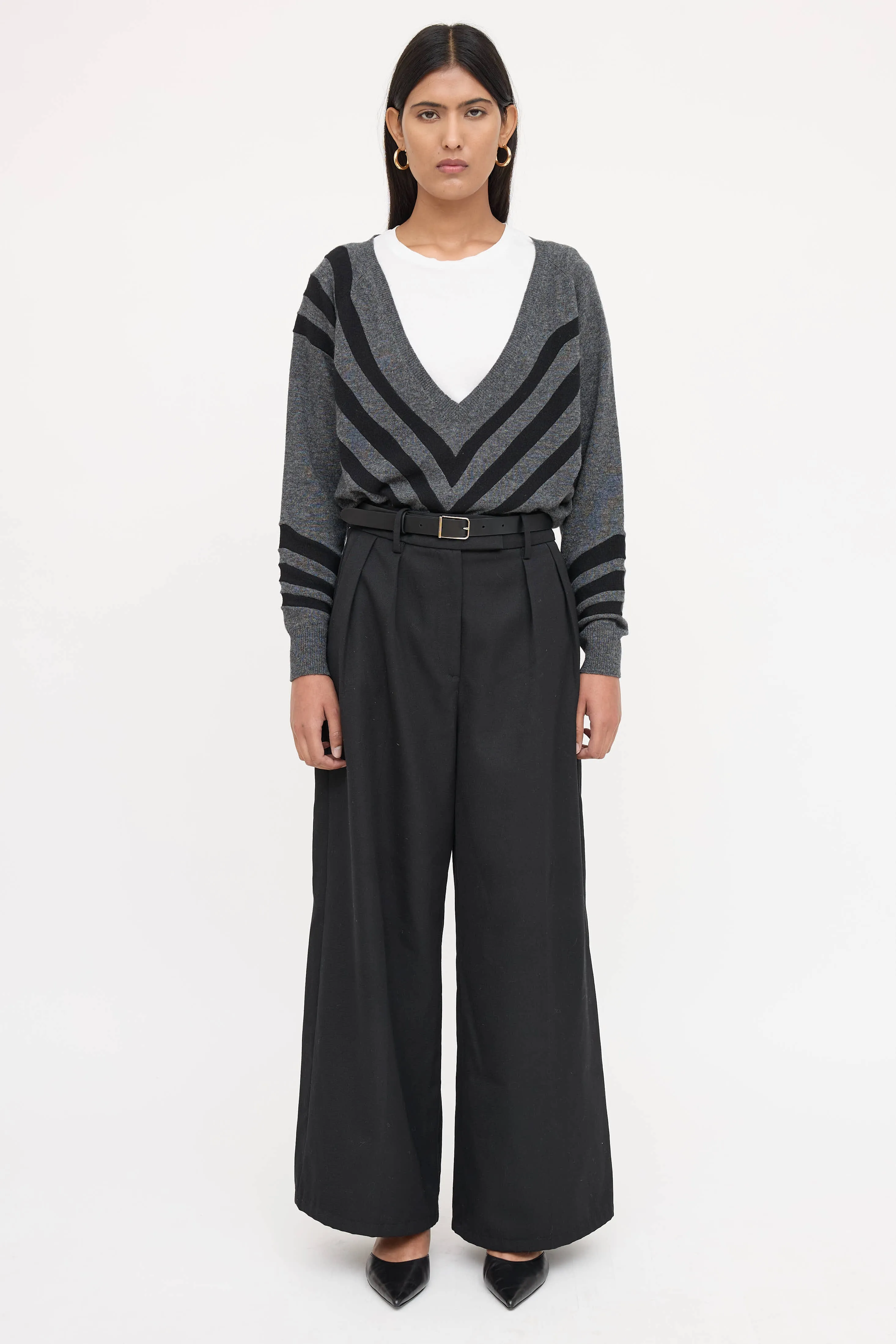 Knit Striped Sweater sold by VSP Consignment product image thumbnail 2