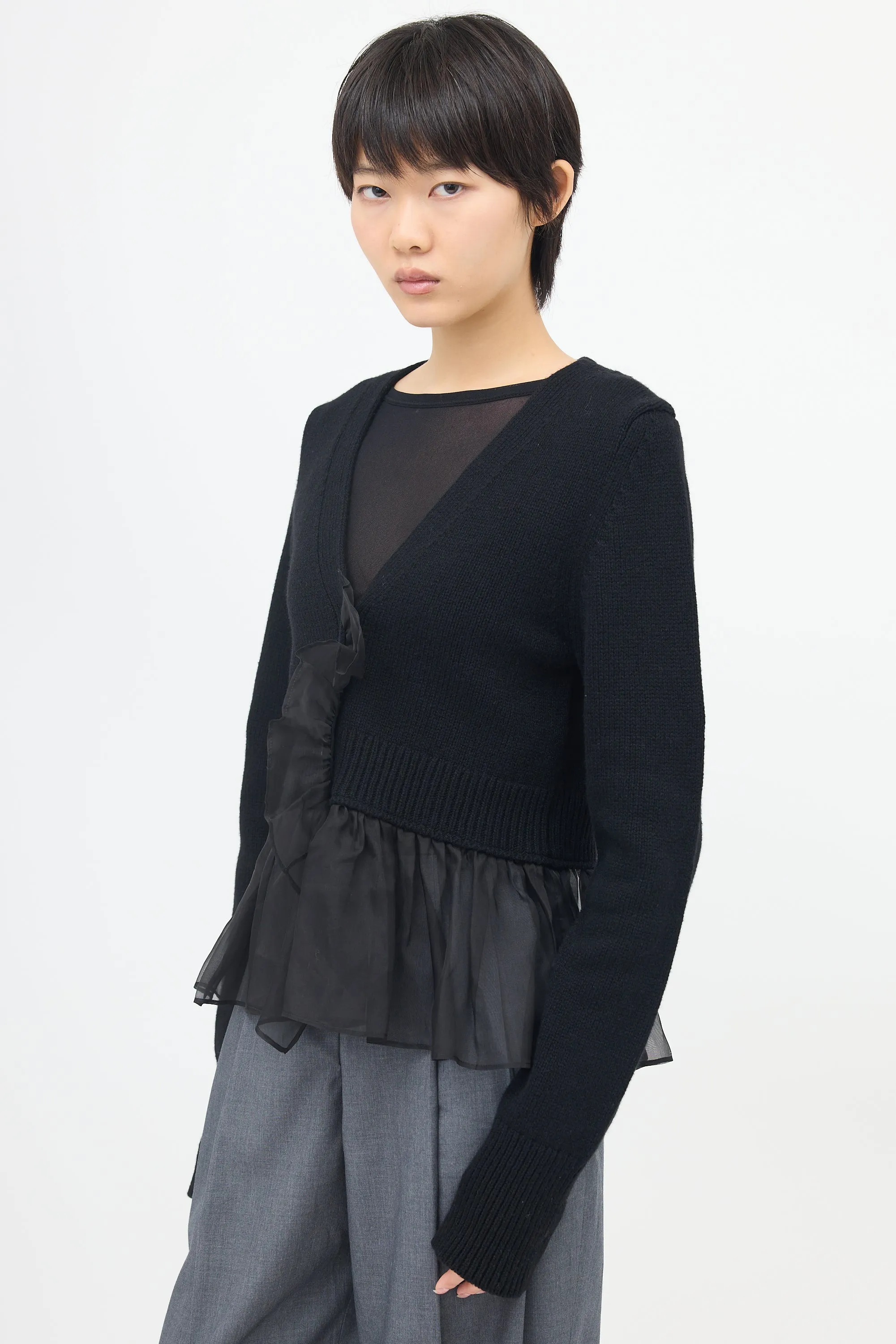 Cashmere Phlox Cardigan sold by VSP Consignment product image thumbnail 4