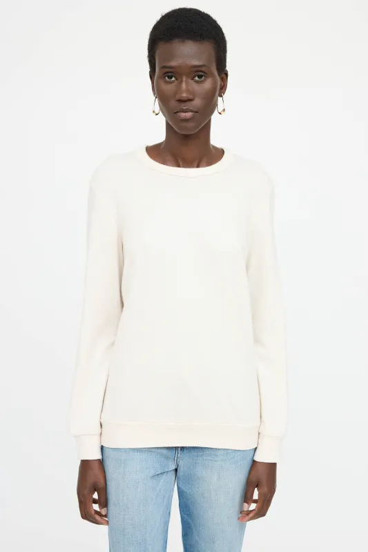 Wool Ribbed Knit Sweater made by VSP Consignment