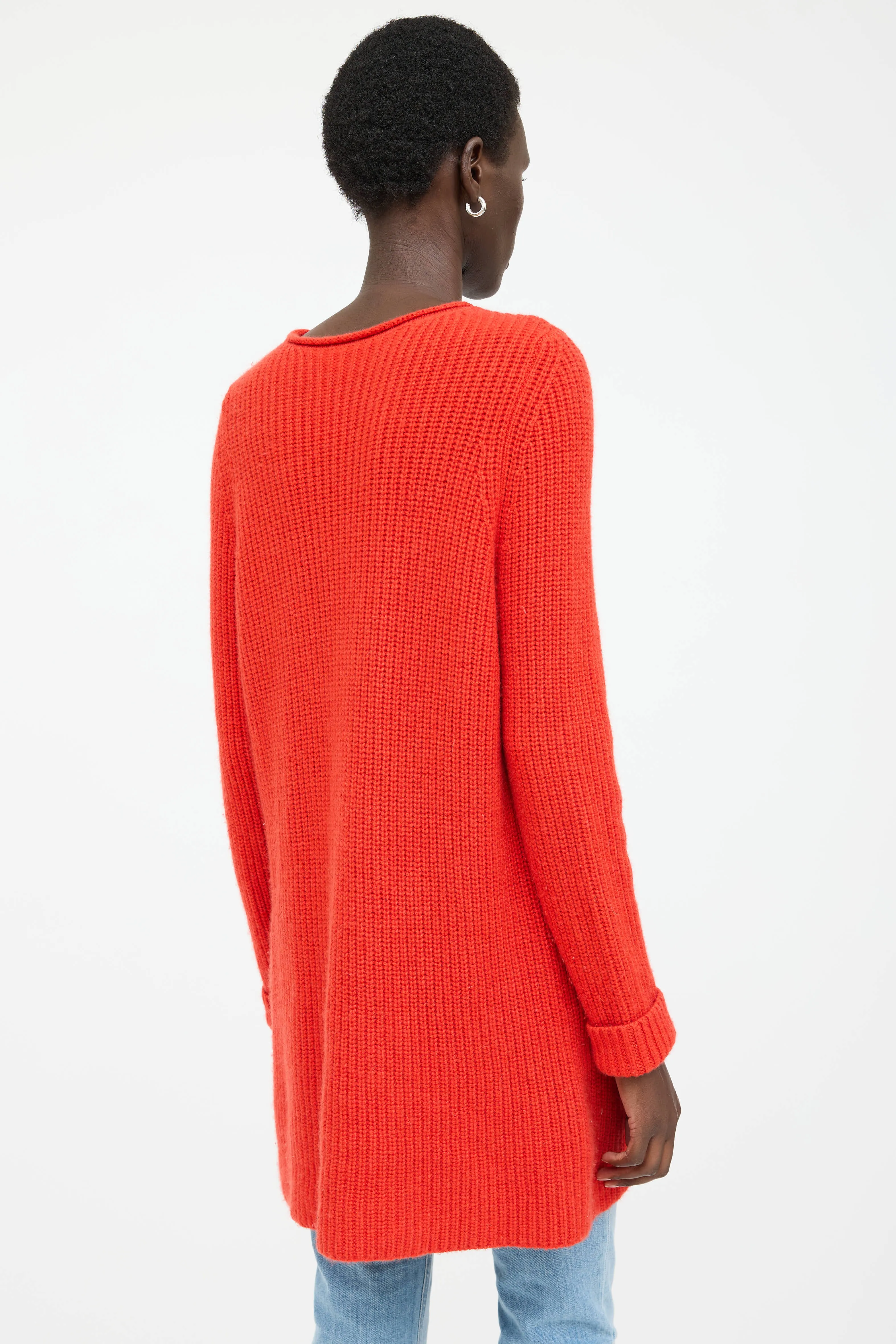 Cashmere Knit Ribbed Sweater sold by VSP Consignment product image thumbnail 4