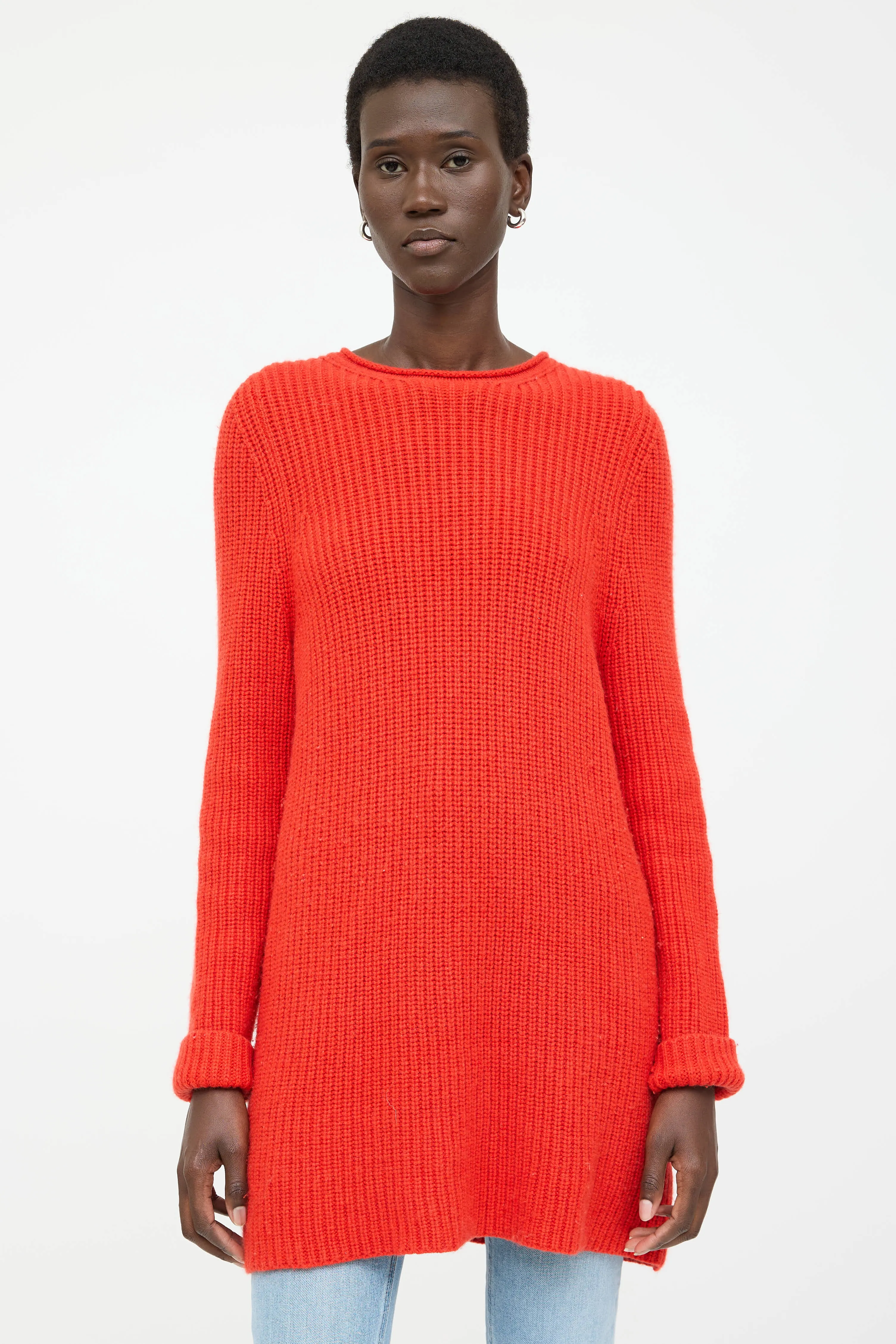 Cashmere Knit Ribbed Sweater sold by VSP Consignment