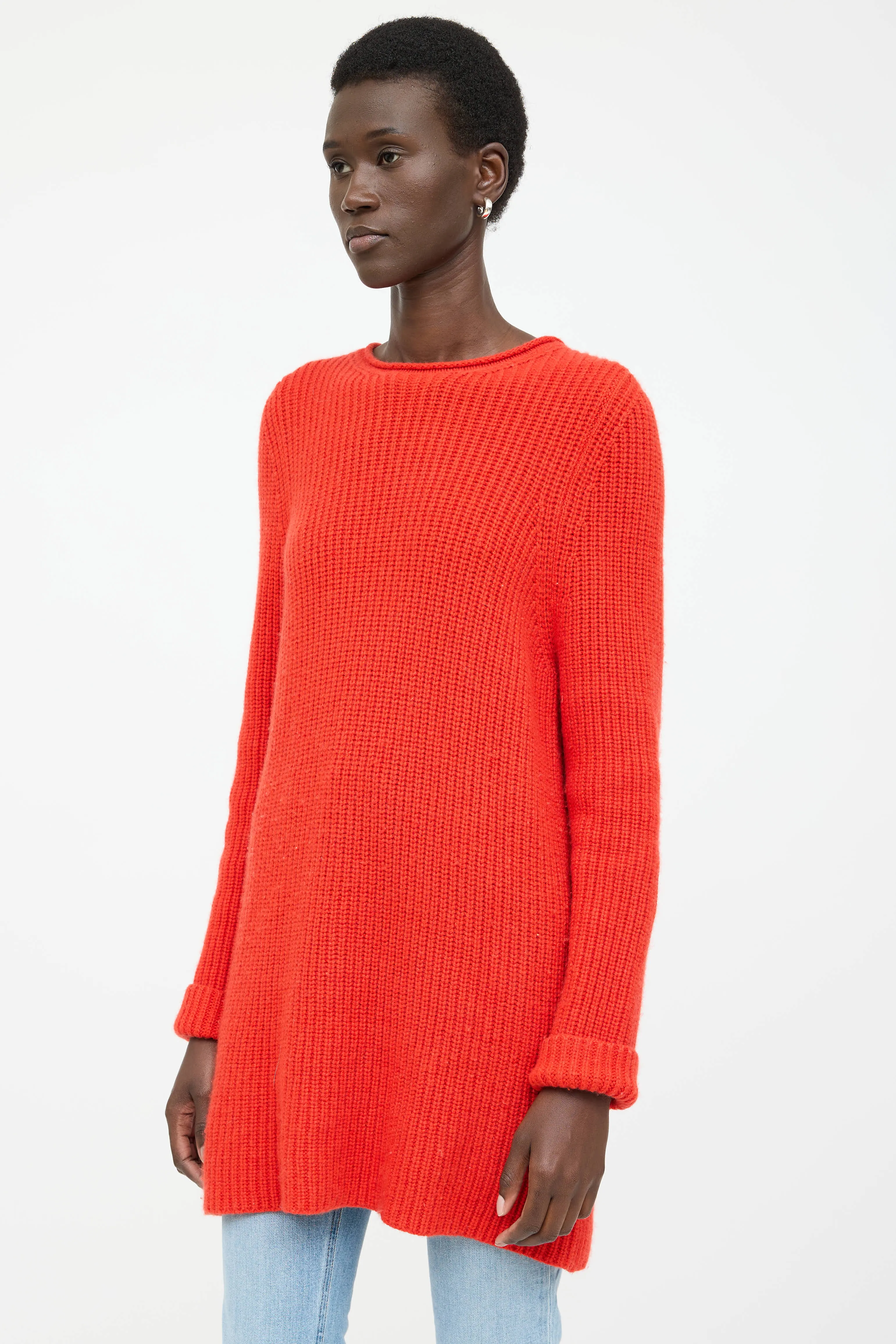 Cashmere Knit Ribbed Sweater sold by VSP Consignment product image thumbnail 3