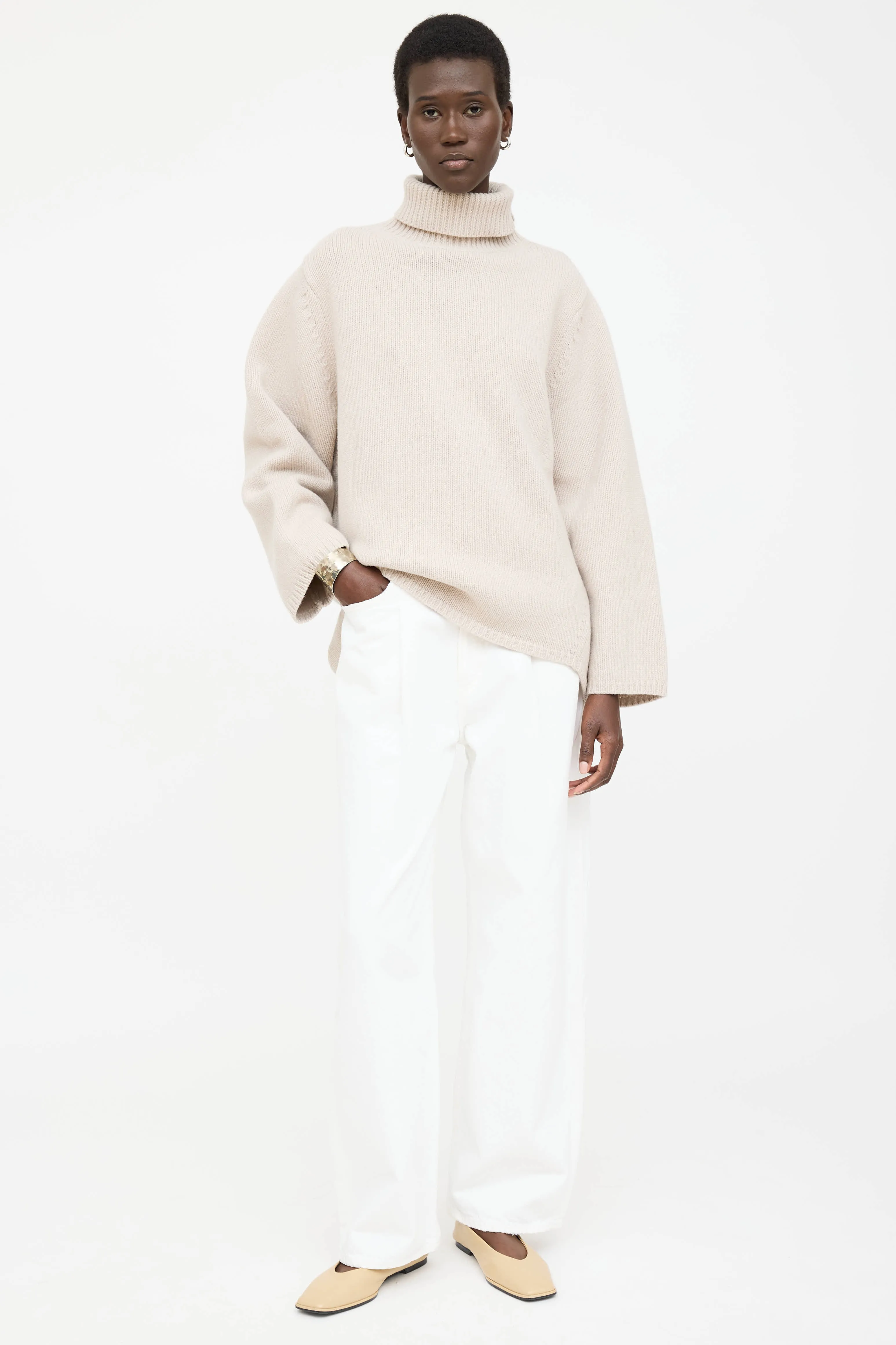 Wool Knit Turtleneck Sweater sold by VSP Consignment product image thumbnail 5
