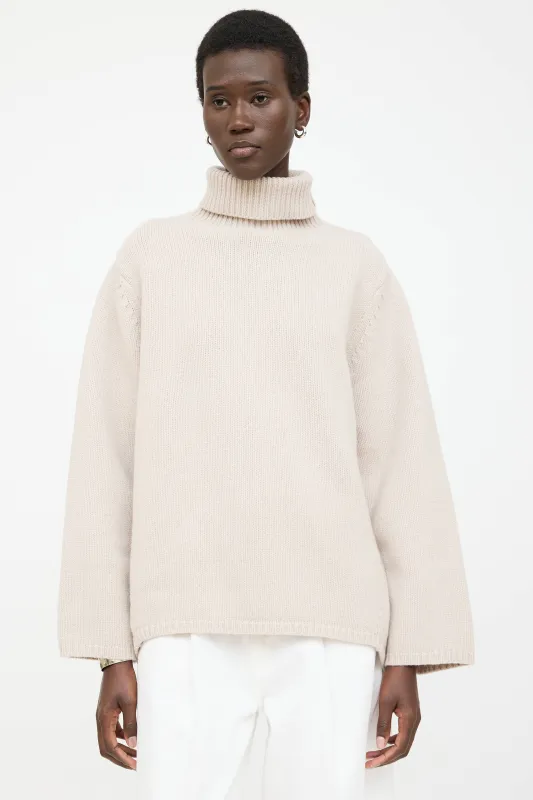 Wool Knit Turtleneck Sweater sold by VSP Consignment