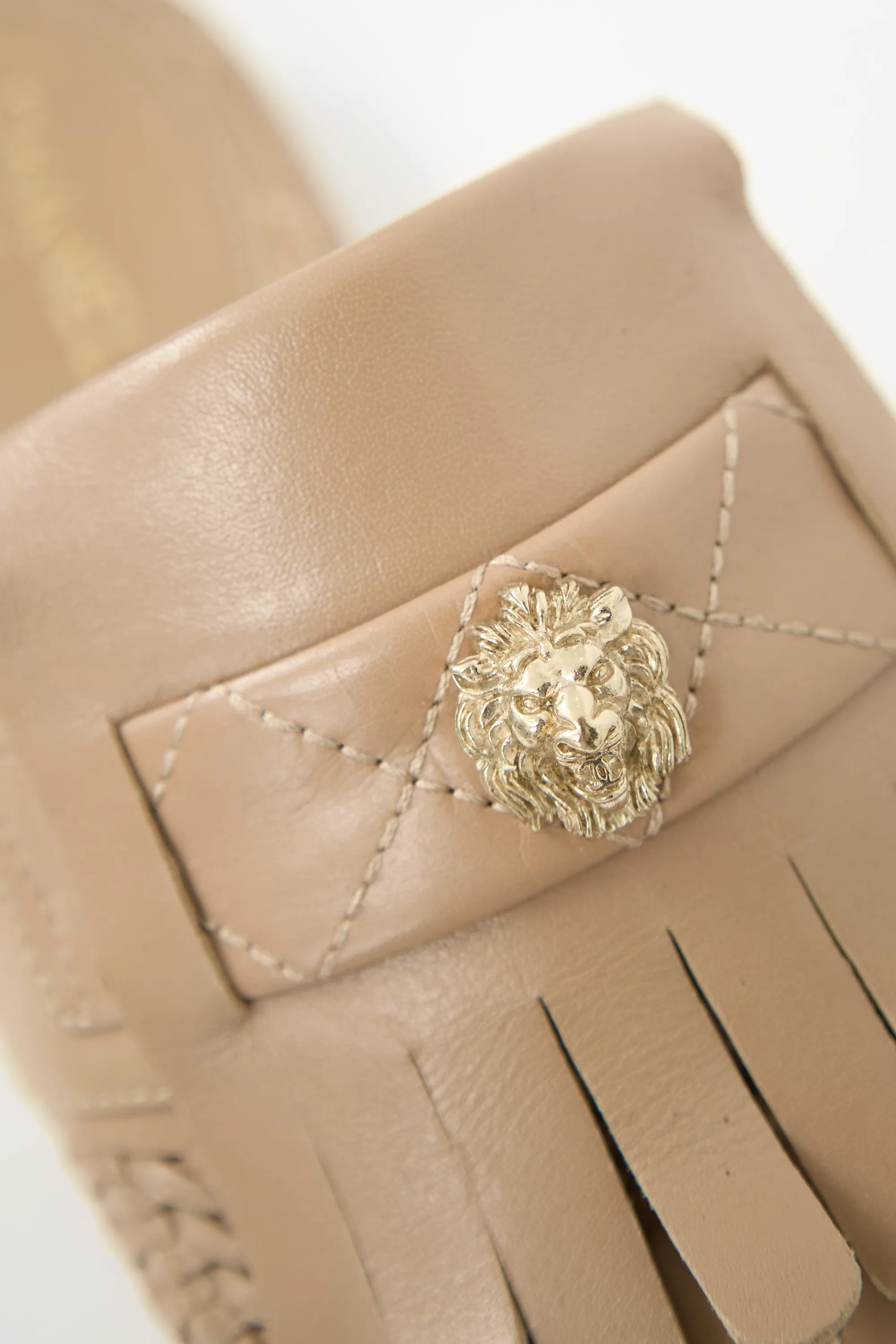 2018 Leather Fringe CC Mule sold by VSP Consignment product image thumbnail 3