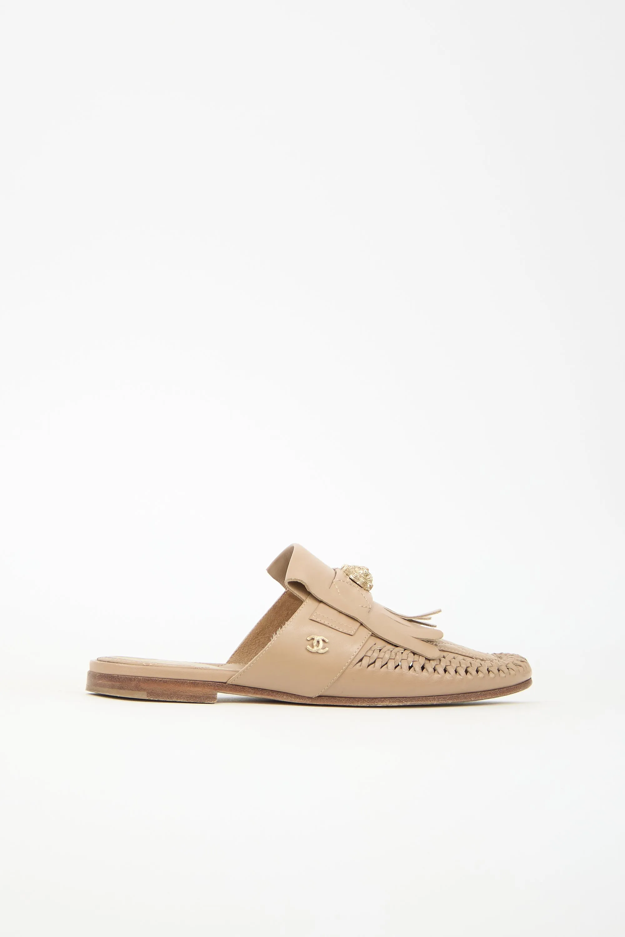 2018 Leather Fringe CC Mule sold by VSP Consignment product image thumbnail 2