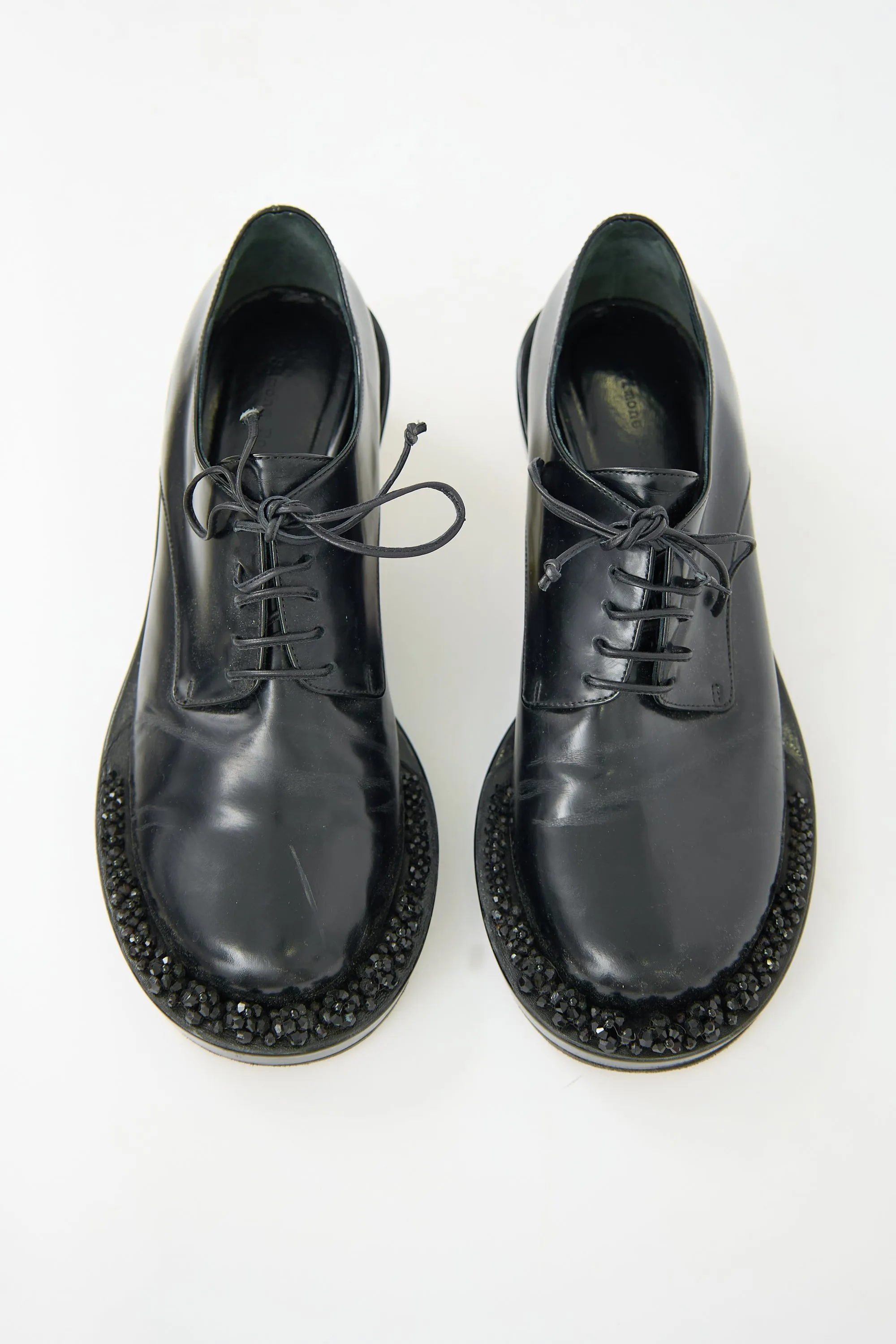 Leather Embellished Derby sold by VSP Consignment product image thumbnail 2