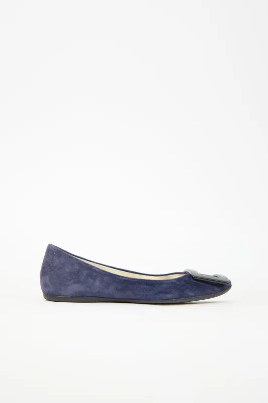 Suede Gommette Ballet Flat sold by VSP Consignment