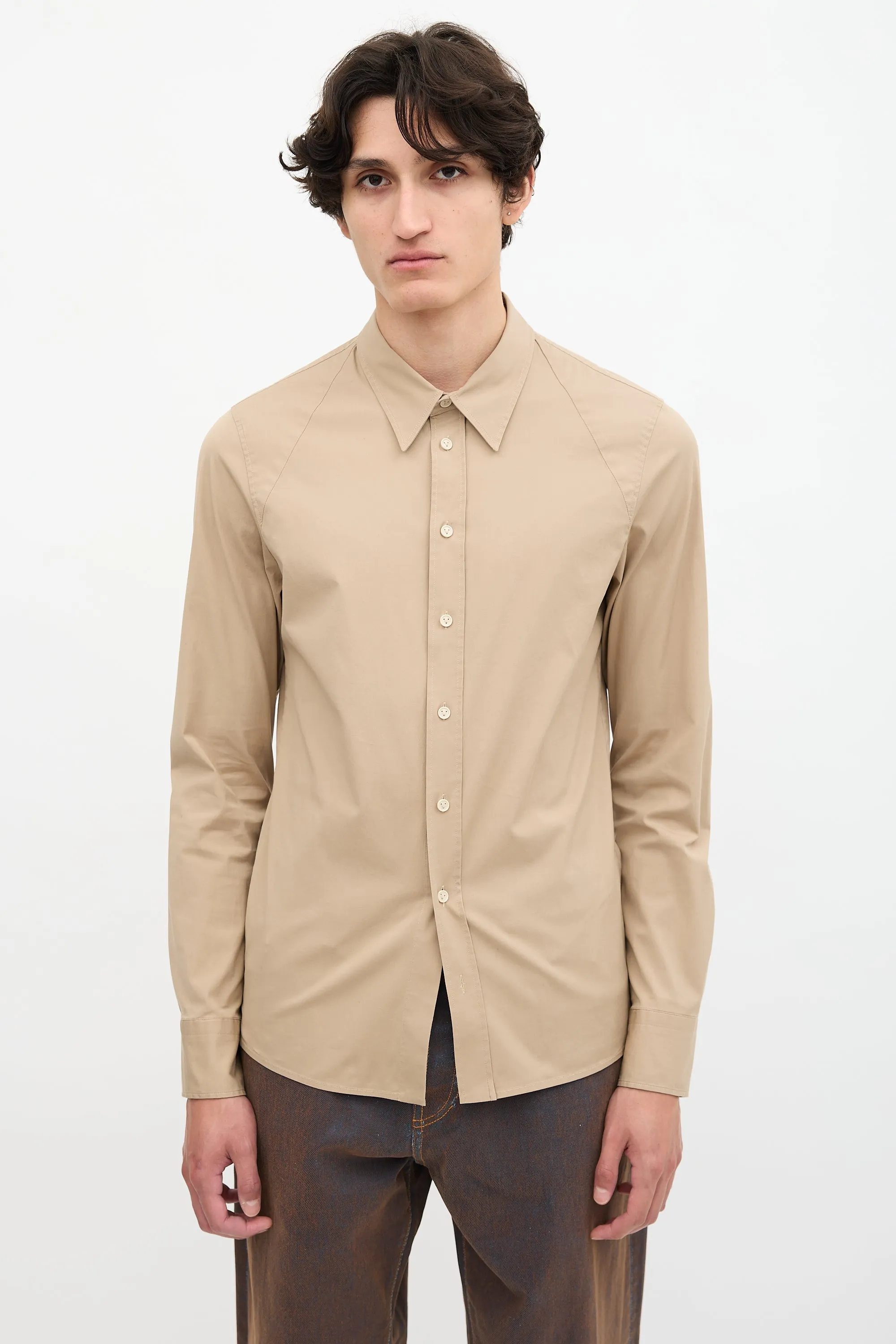 Point Collar Shirt sold by VSP Consignment product image thumbnail 2
