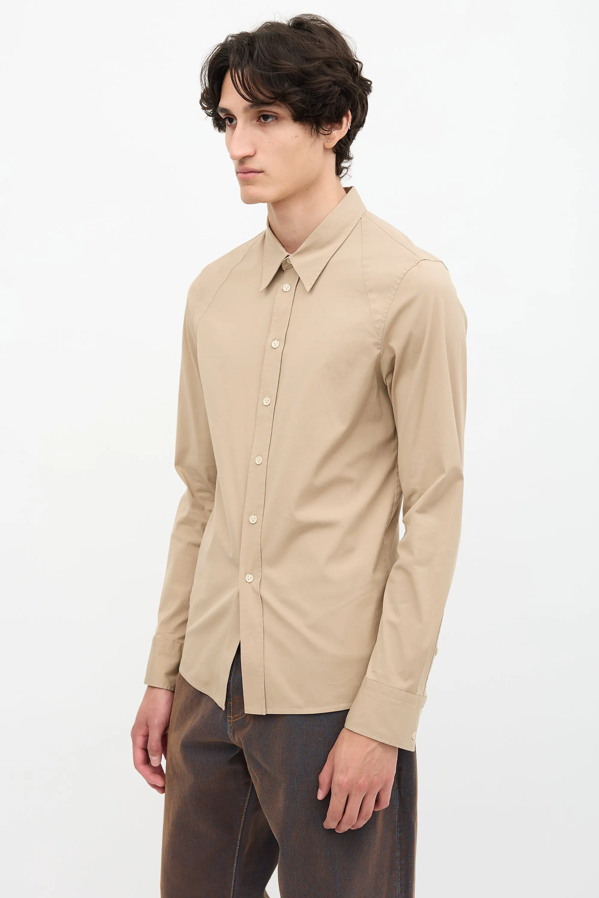 Point Collar Shirt sold by VSP Consignment product image thumbnail 3
