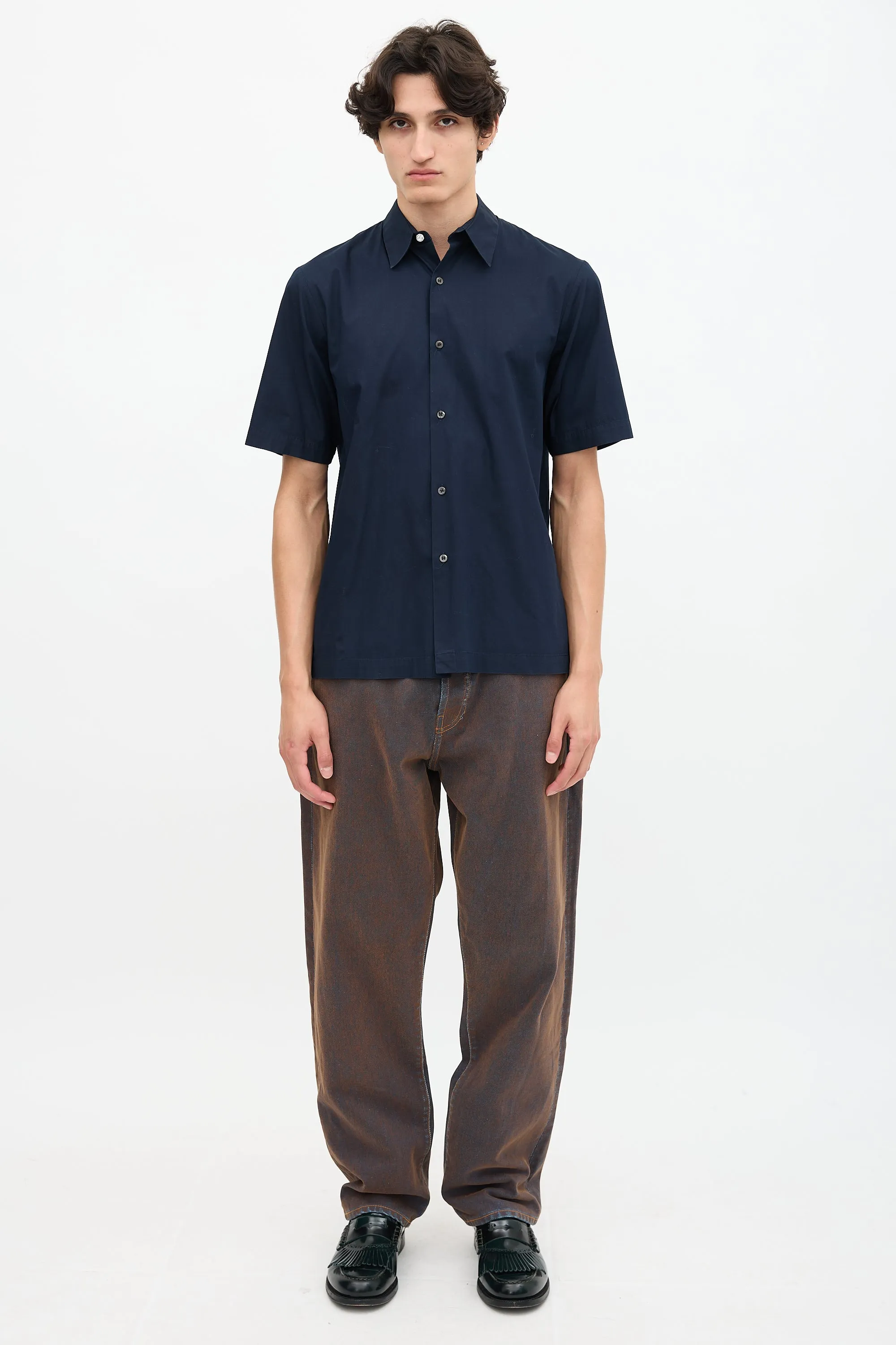 Point Collar Shirt sold by VSP Consignment product image thumbnail 2