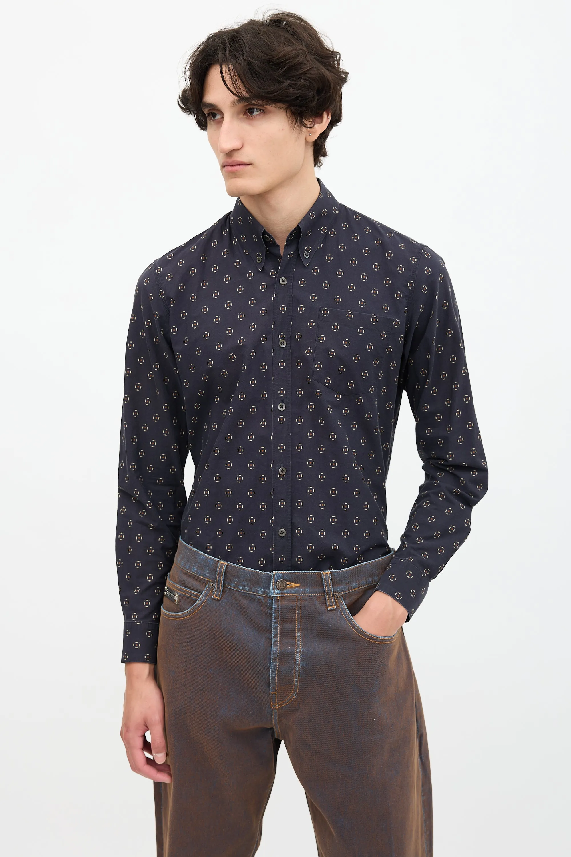 Geometric Print Shirt sold by VSP Consignment product image thumbnail 5