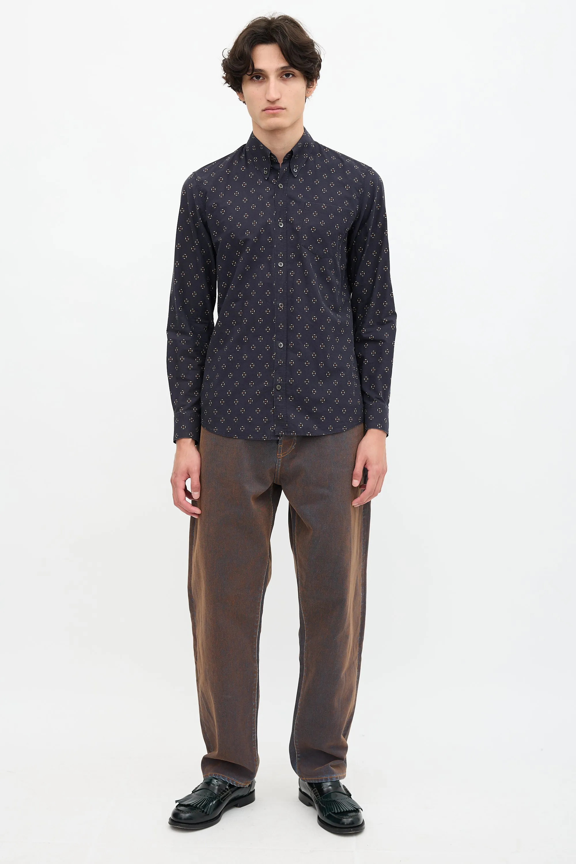 Geometric Print Shirt sold by VSP Consignment product image thumbnail 2