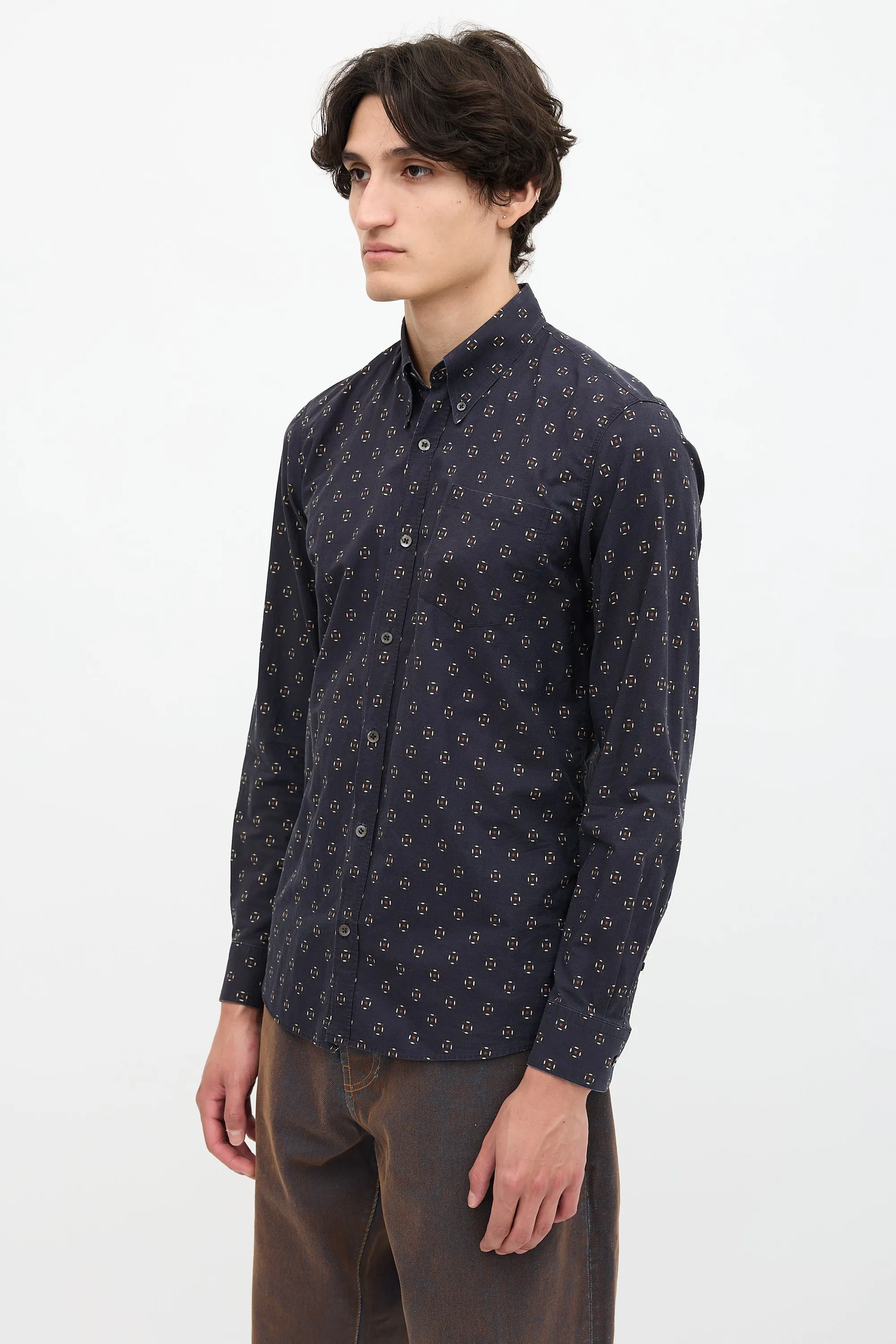 Geometric Print Shirt sold by VSP Consignment product image thumbnail 3