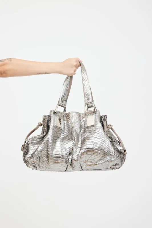 Exotic Leather Shoulder Bag made by Michael Kors