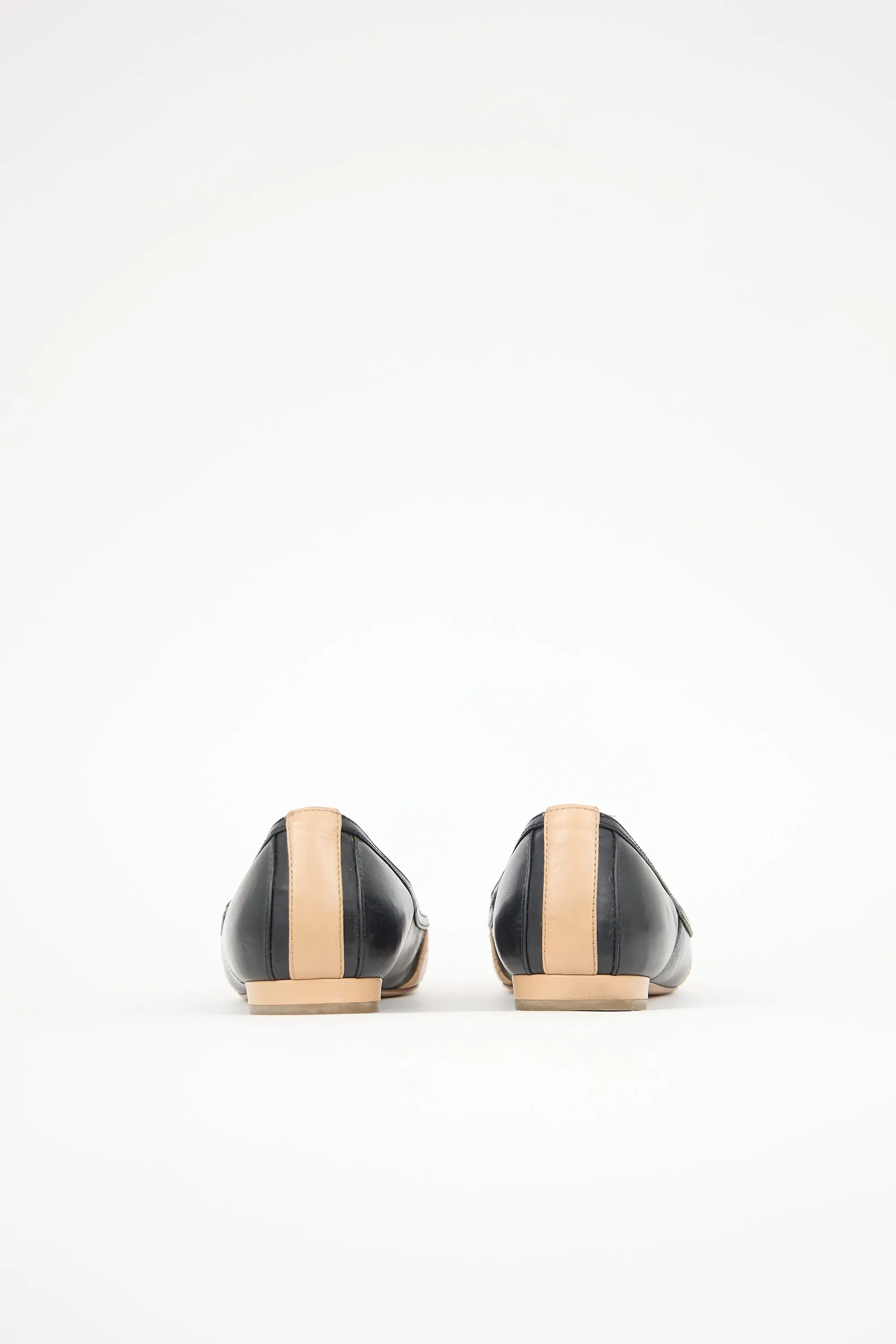 Leather Zip Toe Ballet Flat sold by VSP Consignment product image thumbnail 5