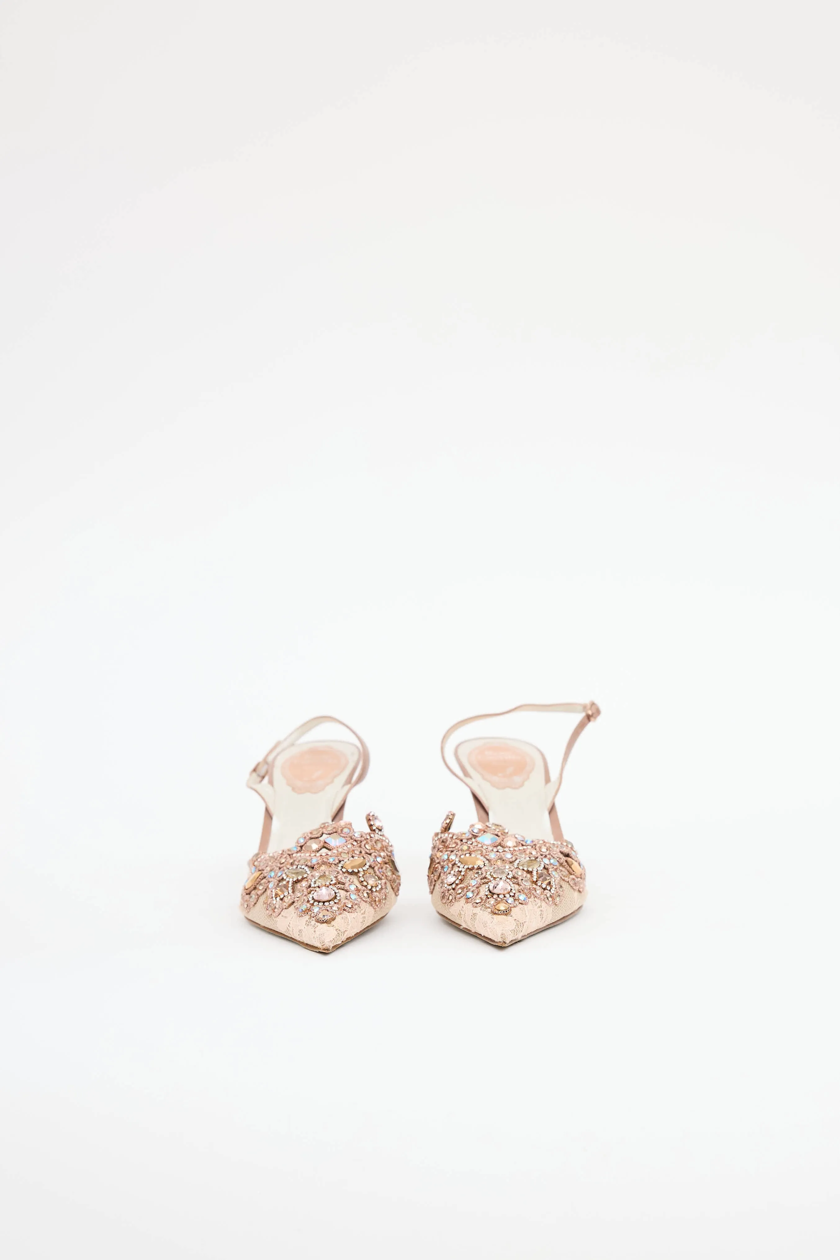 Lace Embellished Slingback sold by VSP Consignment product image thumbnail 3