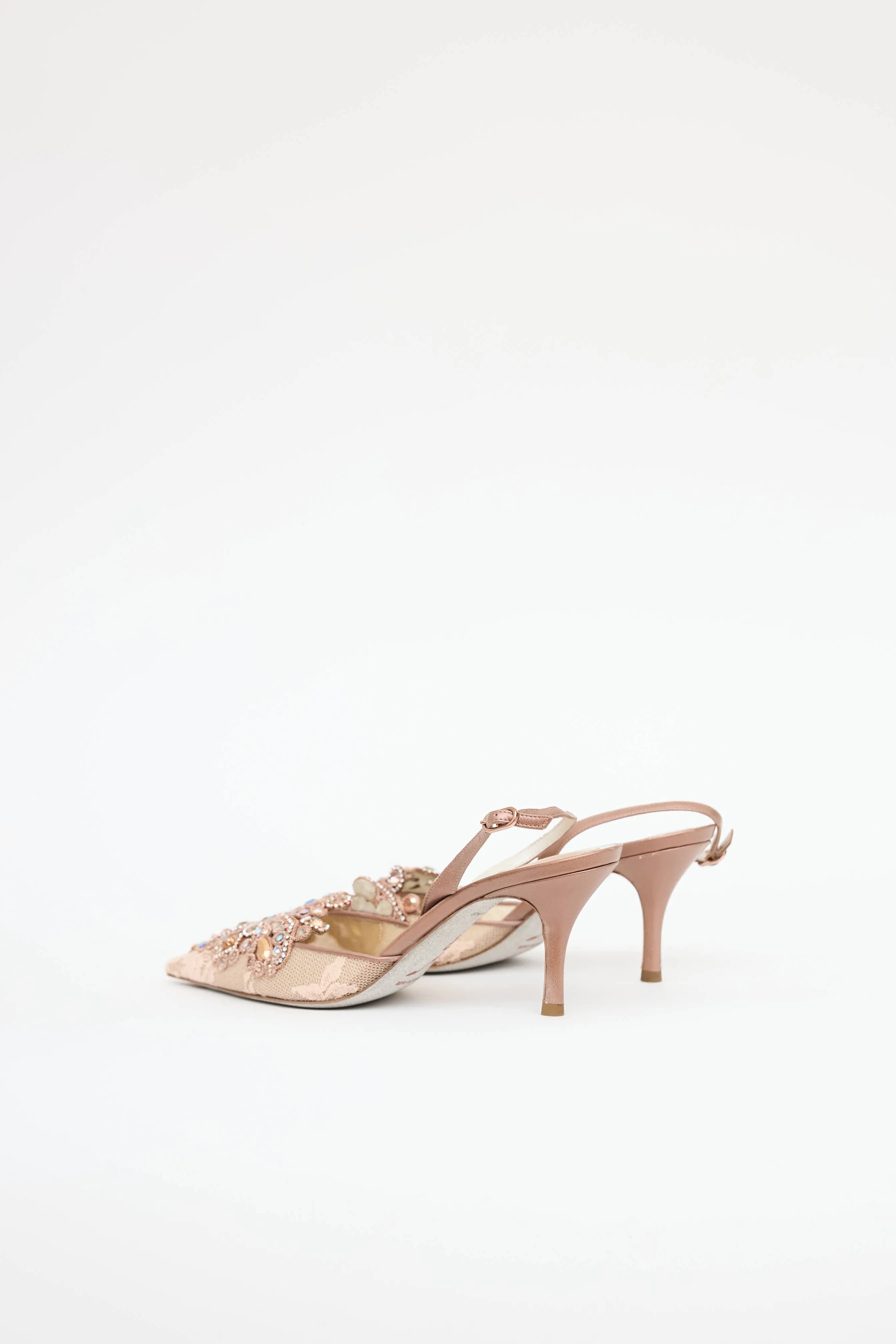 Lace Embellished Slingback sold by VSP Consignment product image thumbnail 4