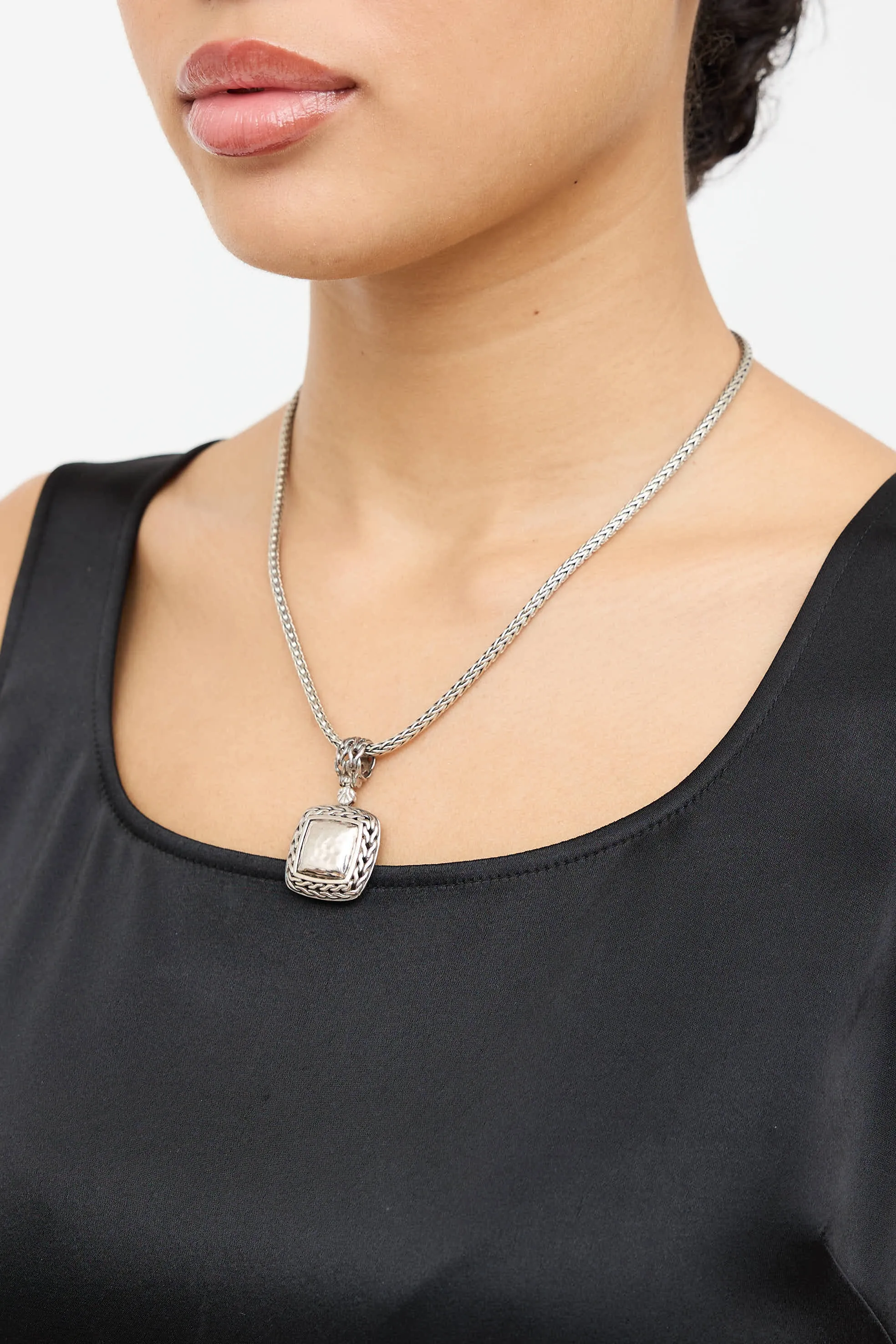 Sterling Silver Palu Braided Necklace sold by VSP Consignment product image thumbnail 3