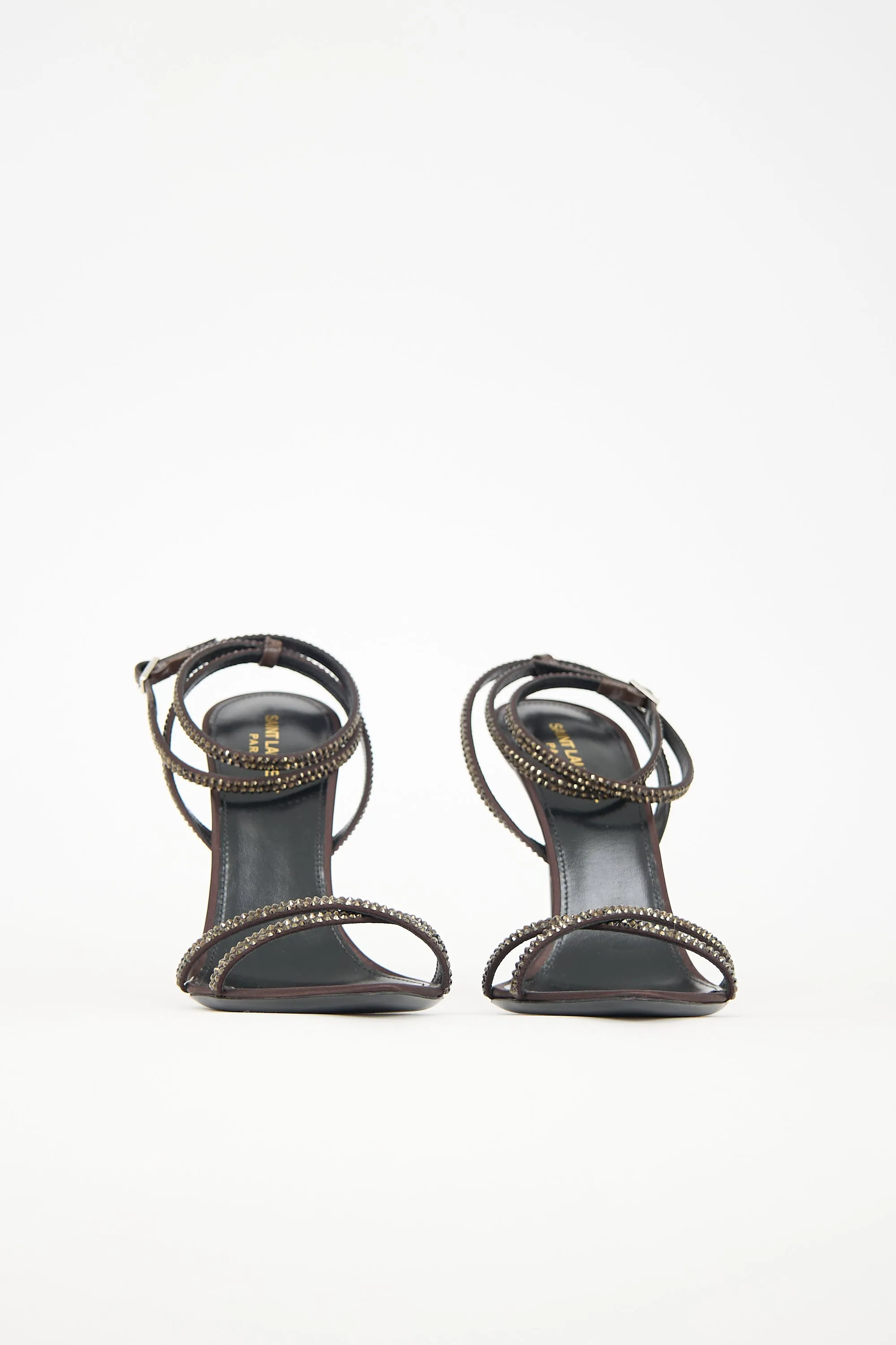Satin Embellished Ava Sandal sold by VSP Consignment product image thumbnail 3