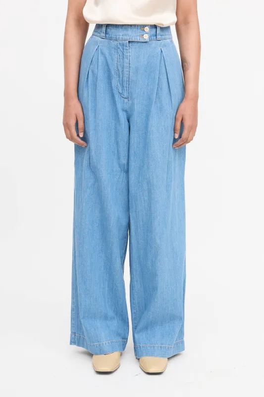 Denim Wide Leg Jeans sold by VSP Consignment